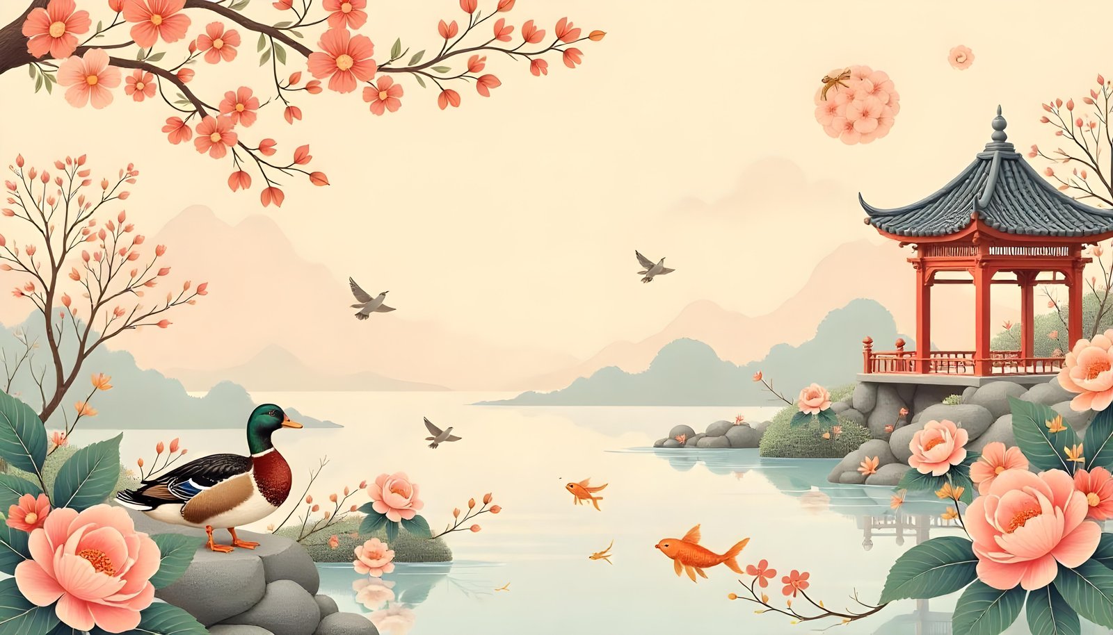 Elegant Decorative Wallpaper and Seamless Pattern Background Collection Design
