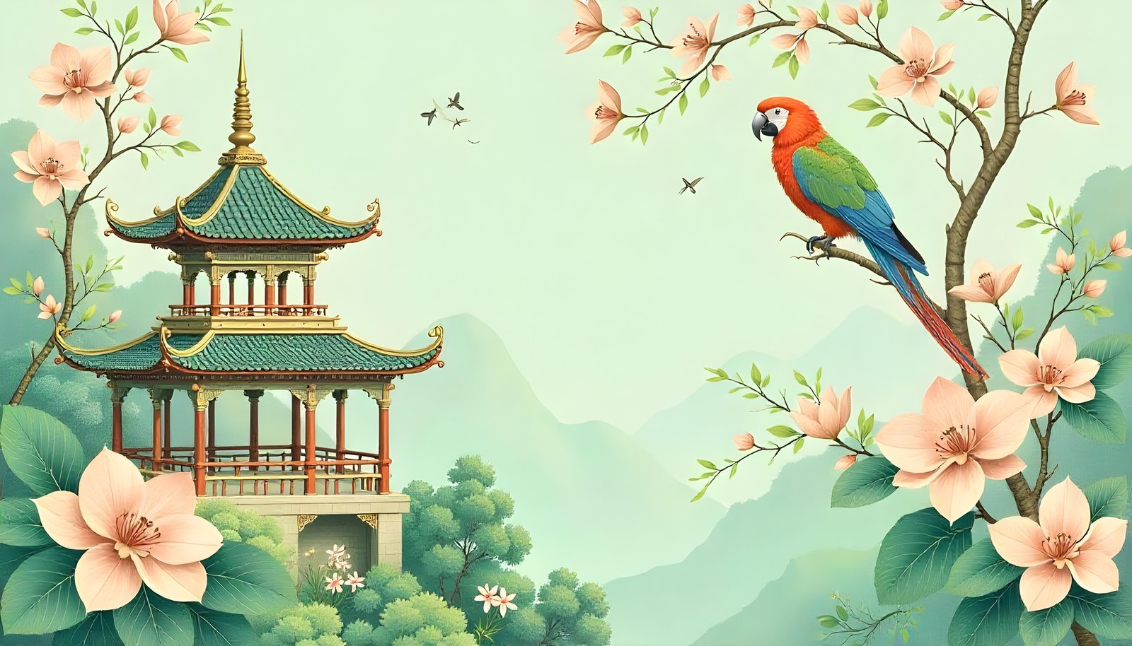 Elegant Decorative Wallpaper and Seamless Pattern Background Collection Design
