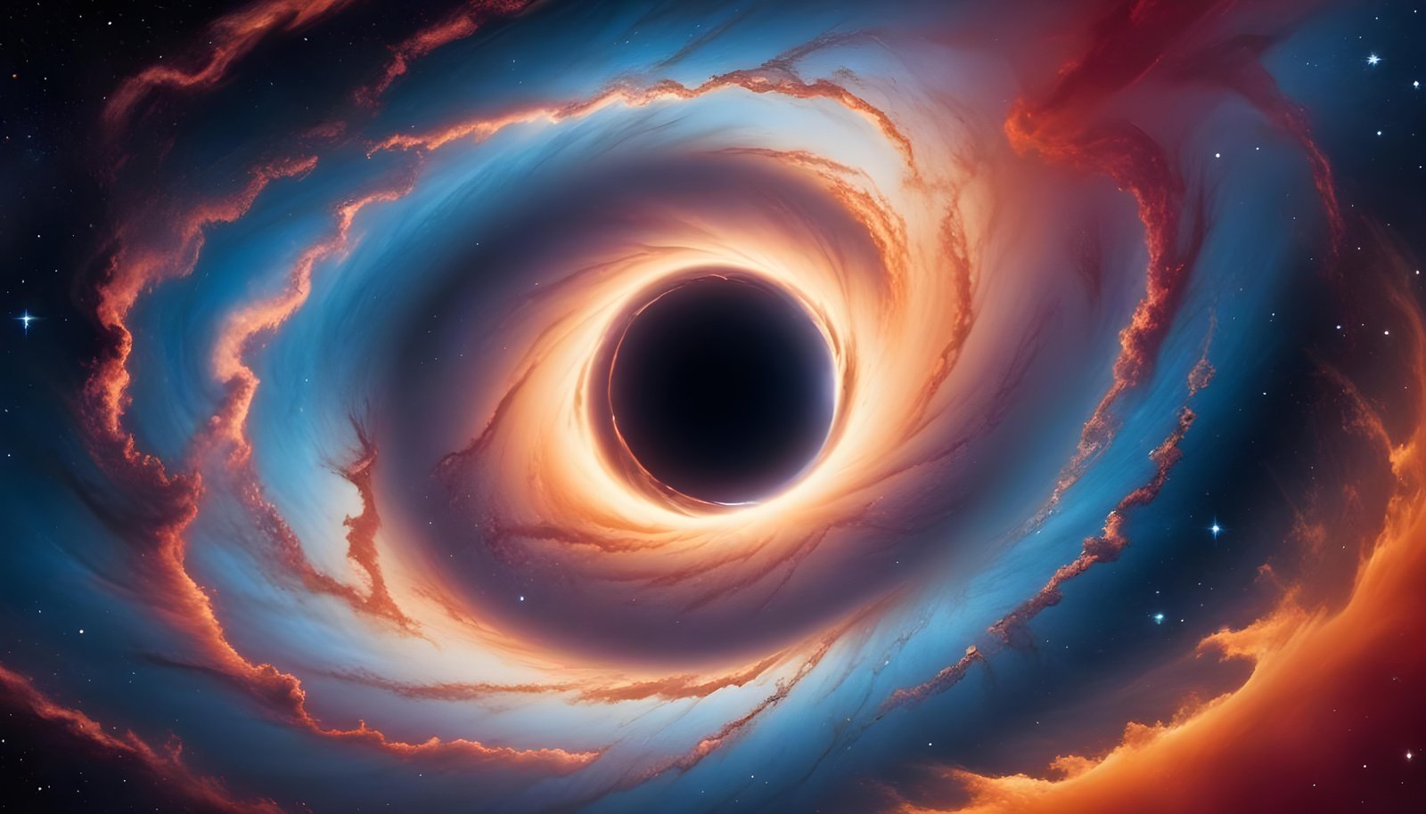 Mesmerizing Spiral Galaxy and Deep Space Nebula Illustration Background