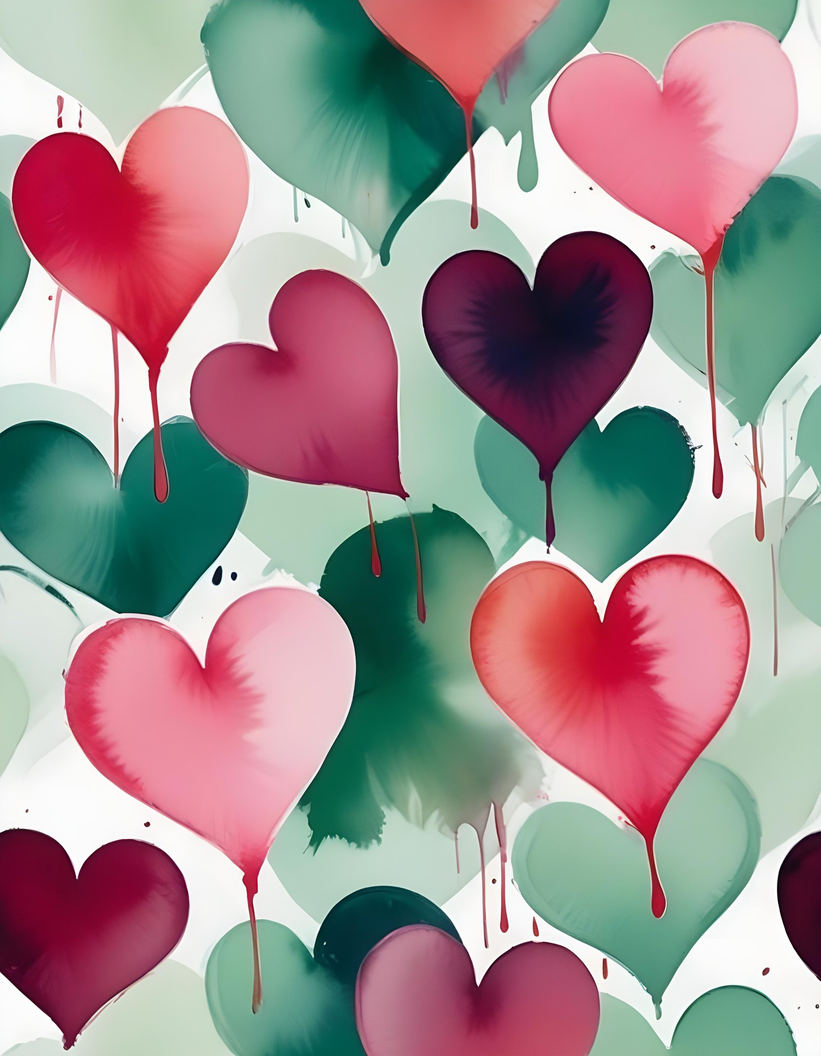 Romantic Heart Background with Love Theme and Valentine Day Design