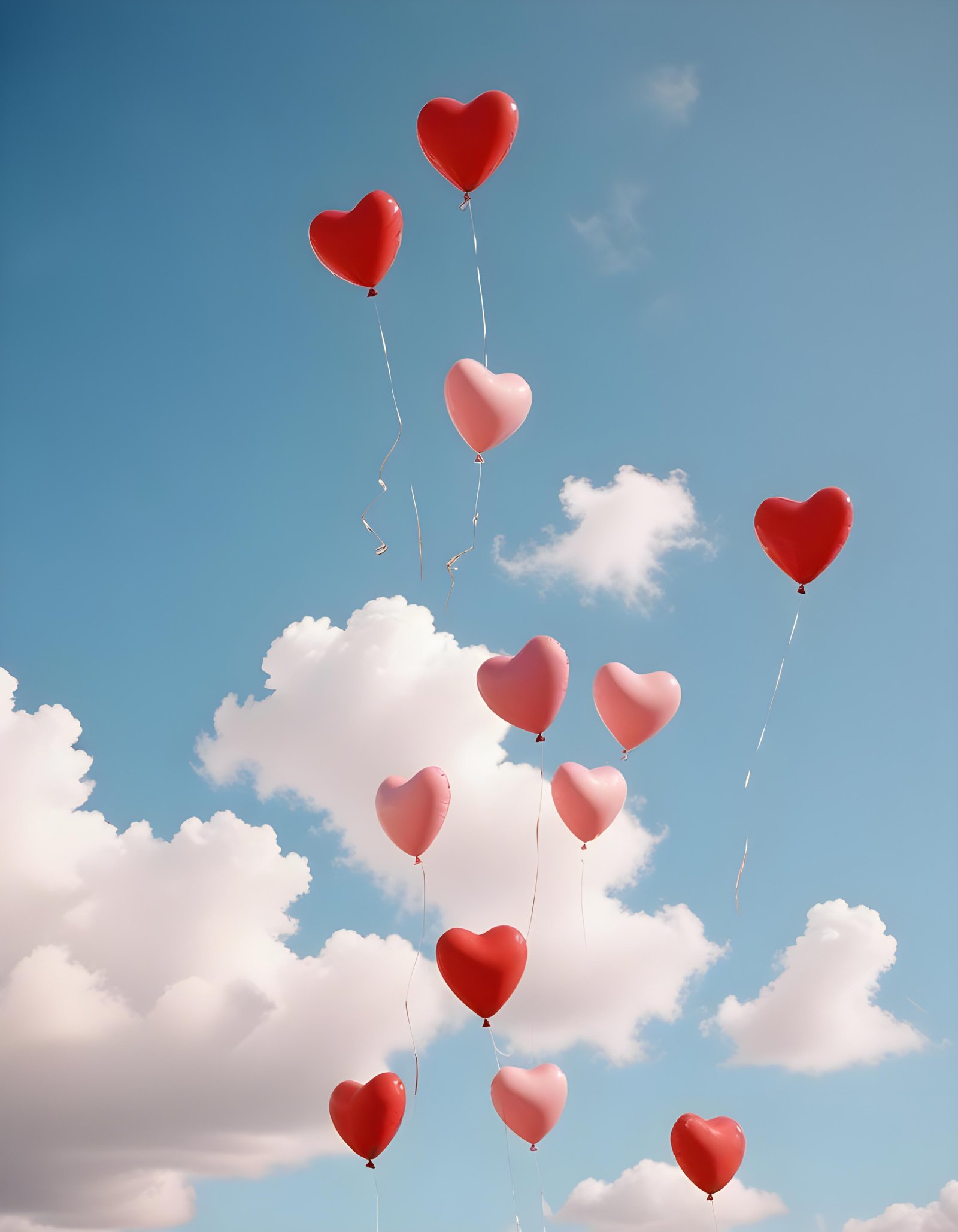 Romantic Heart Background with Love Theme and Valentine Day Design