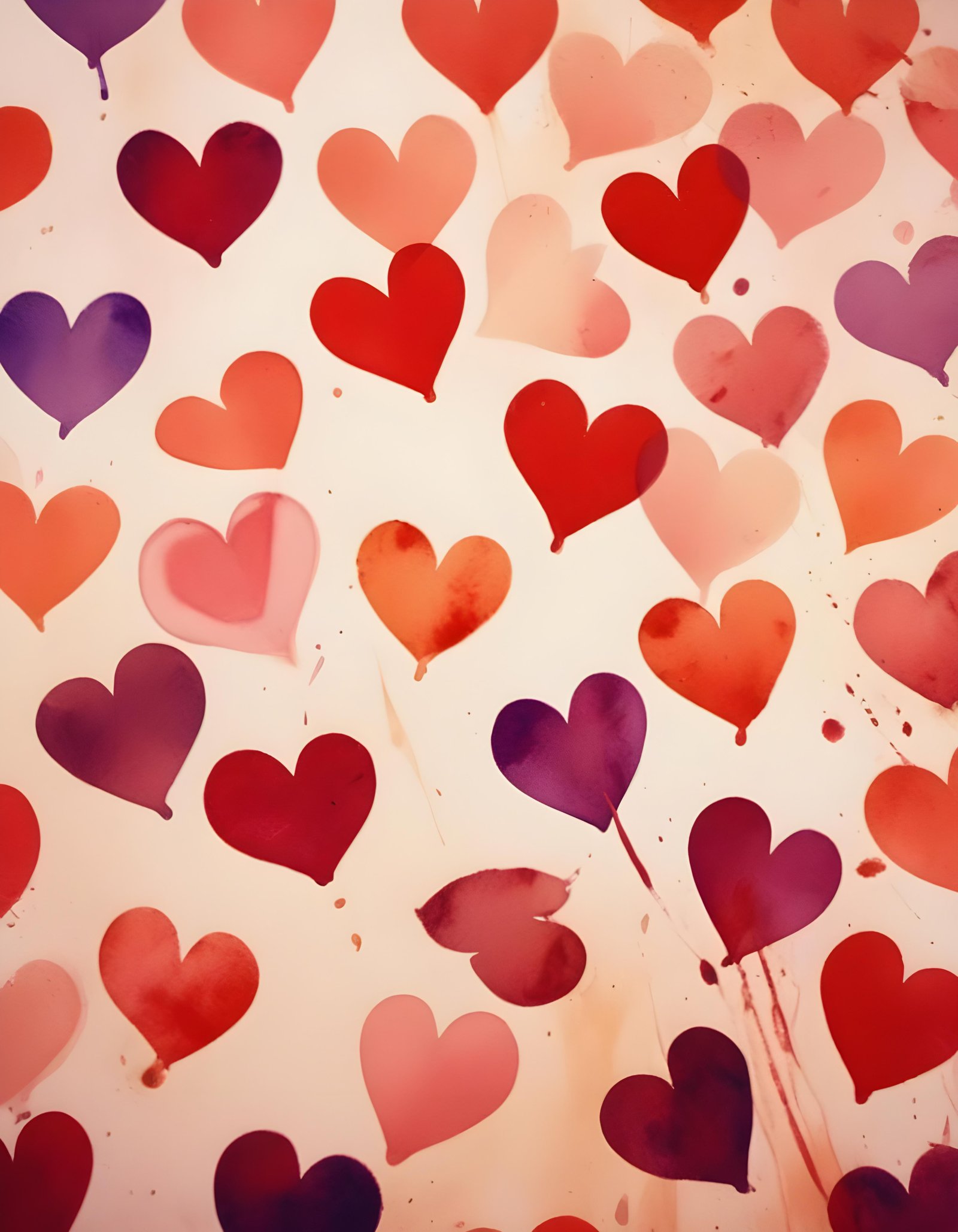 Romantic Heart Background with Love Theme and Valentine Day Design