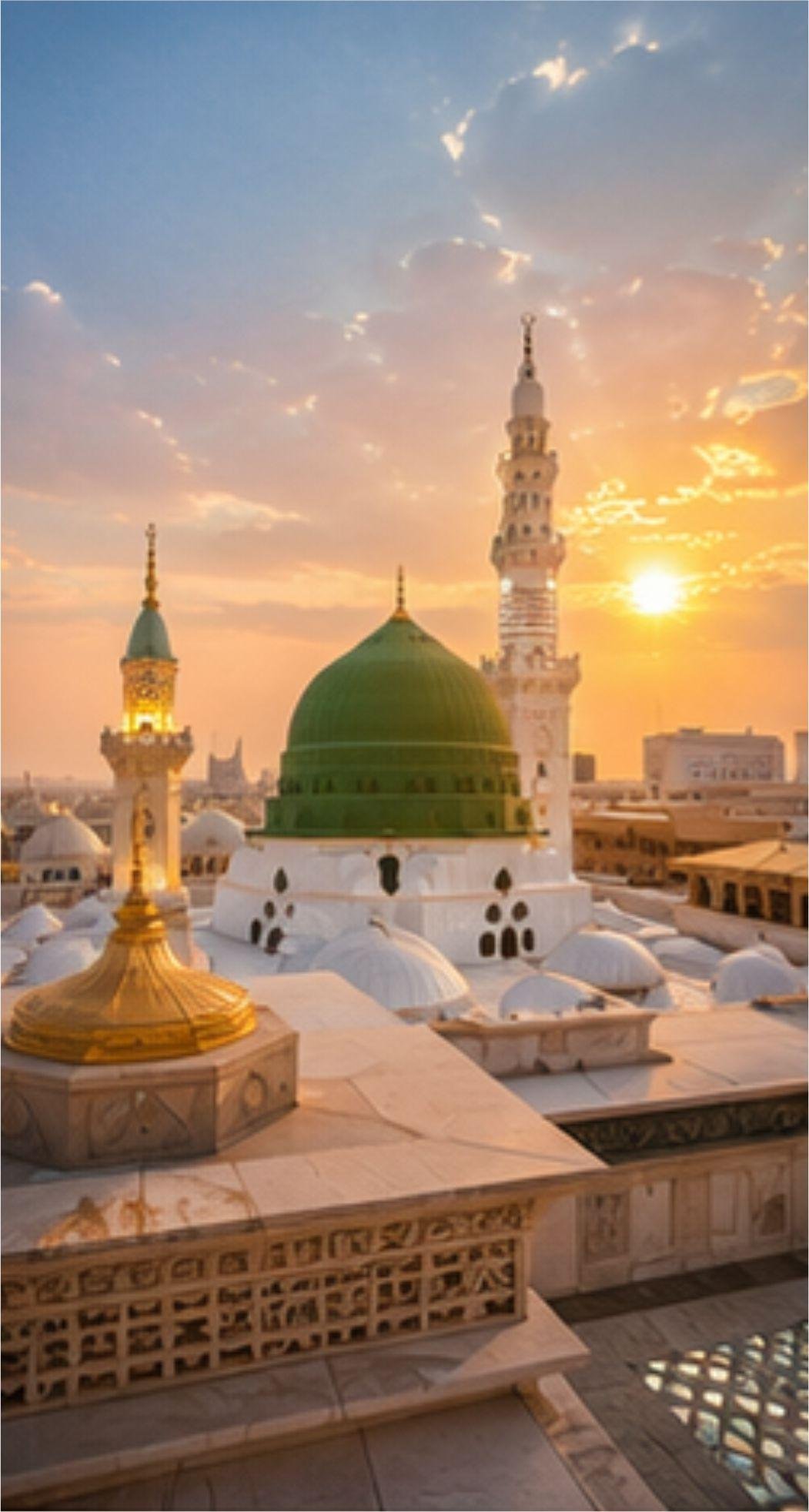 Al Masjid an Nabawi Madina Mosque Islamic Architecture, Free Imaeg Sacred Landmark Photography