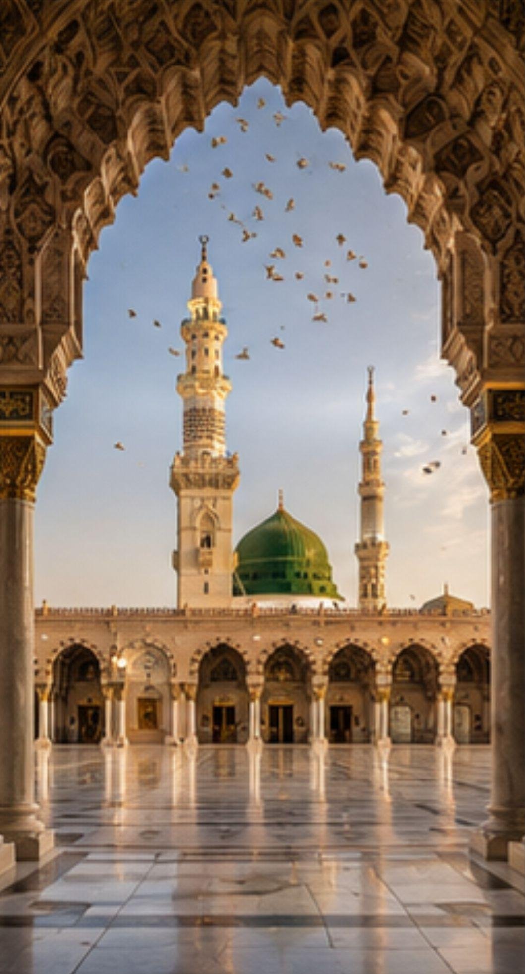 Al Masjid an Nabawi Madina Mosque Islamic Architecture, Free Imaeg Sacred Landmark Photography