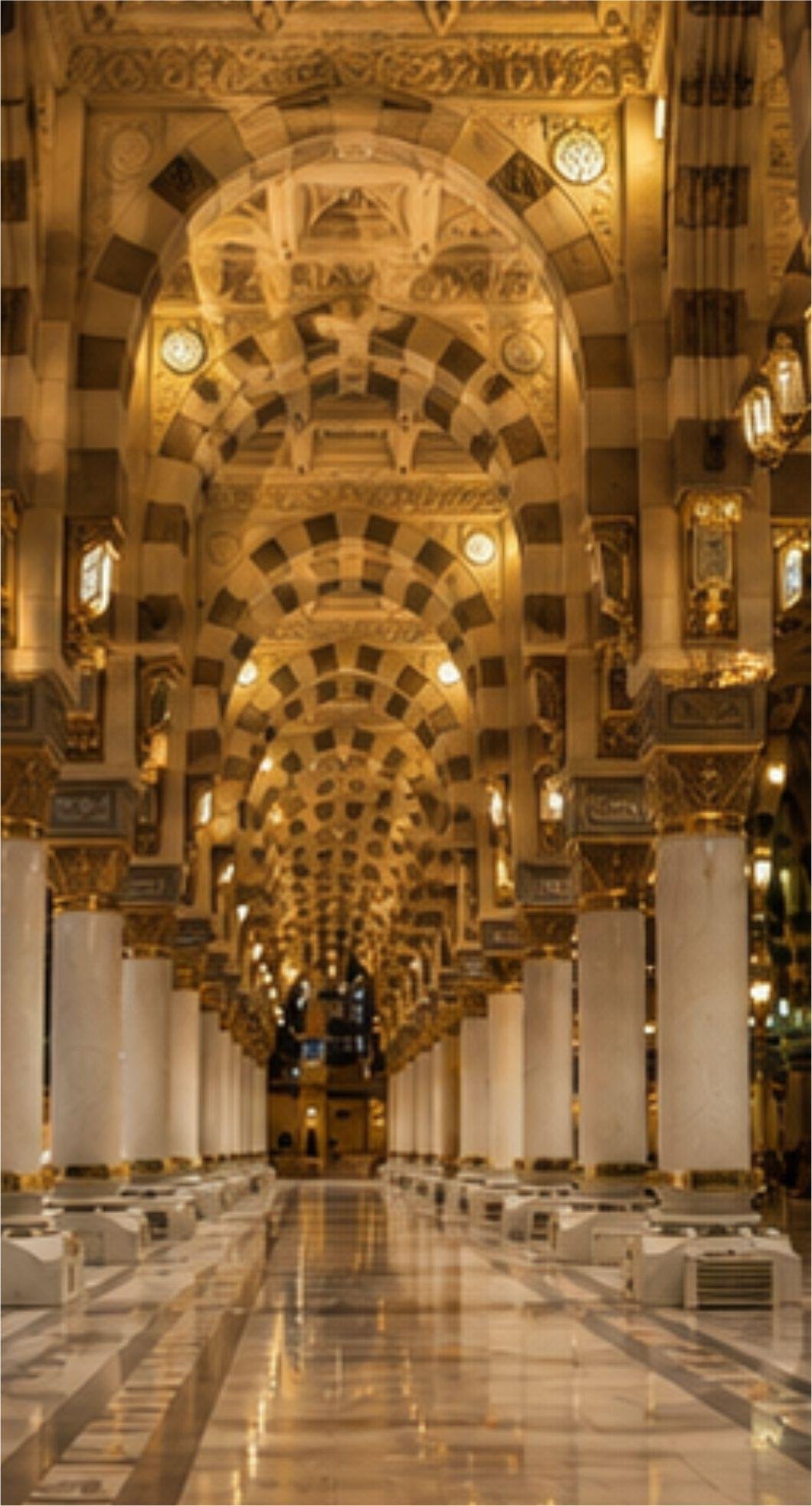 Al Masjid an Nabawi Madina Mosque Islamic Architecture, Free Imaeg Sacred Landmark Photography