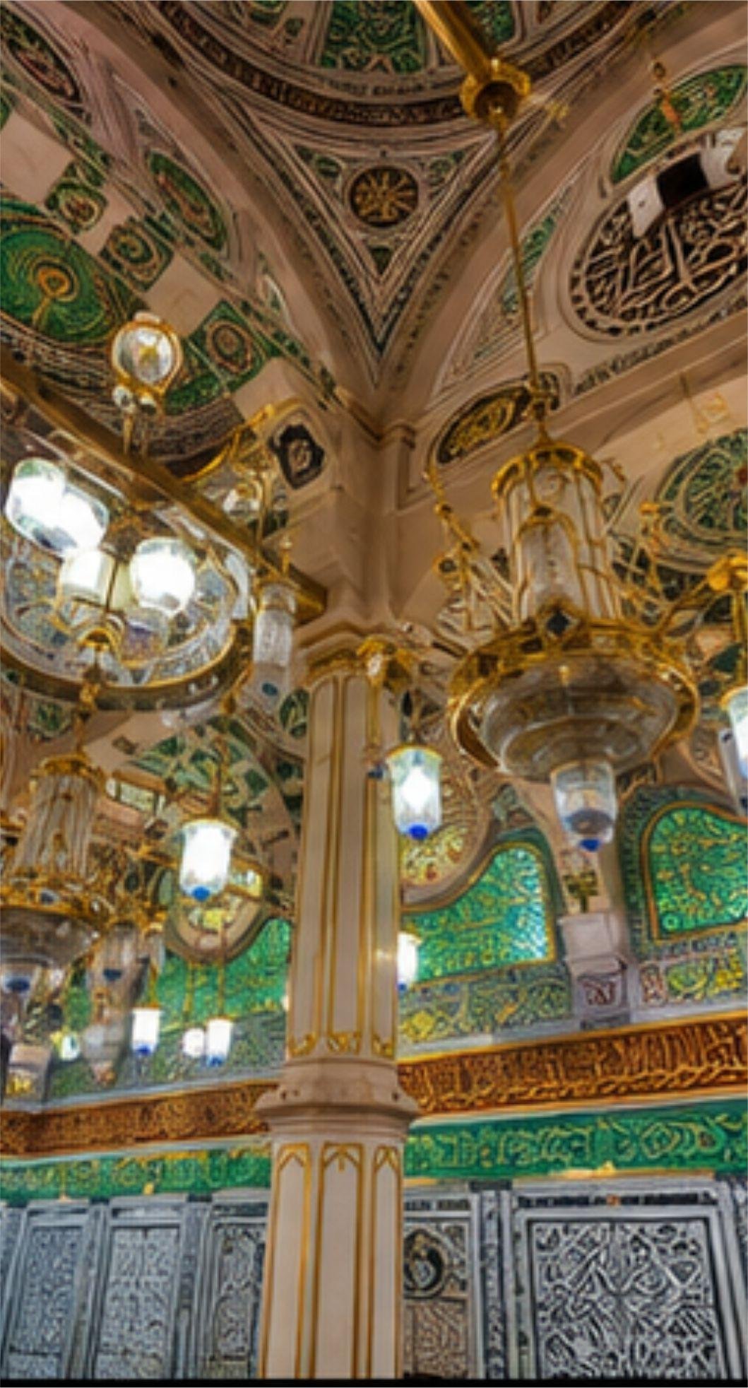 Al Masjid an Nabawi Madina Mosque Islamic Architecture, Free Imaeg Sacred Landmark Photography