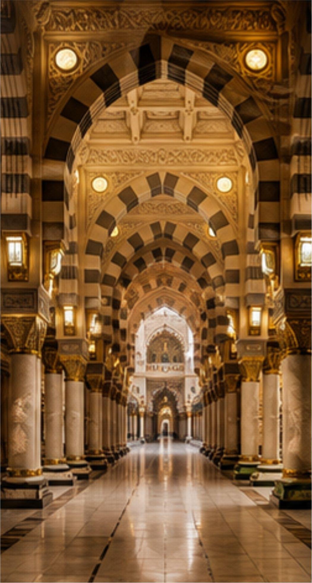 Al Masjid an Nabawi Madina Mosque Islamic Architecture, Free Imaeg Sacred Landmark Photography