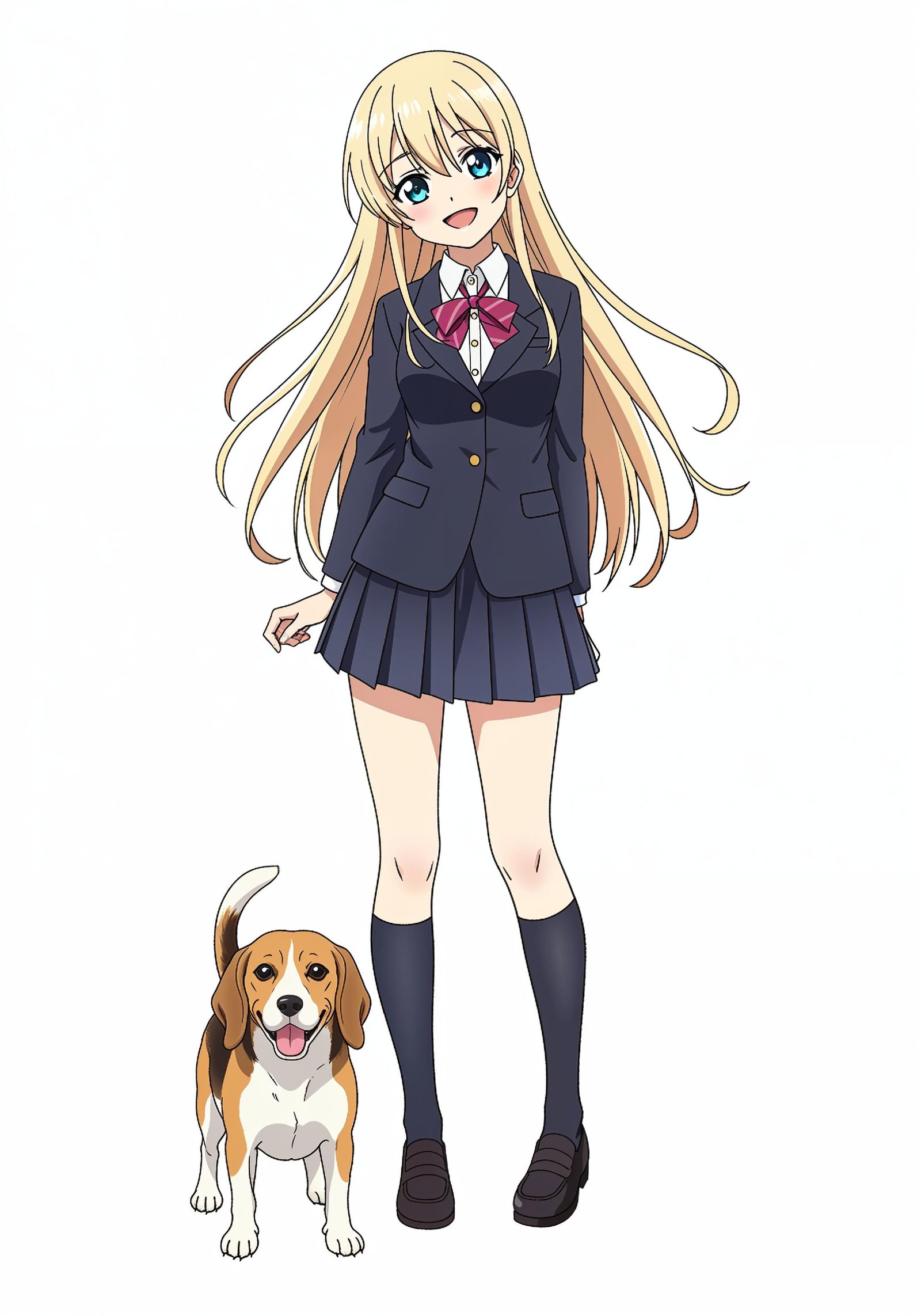 Young Woman with Pet Dog Lifestyle Portrait in Casual Fashion and Animal Companion Theme