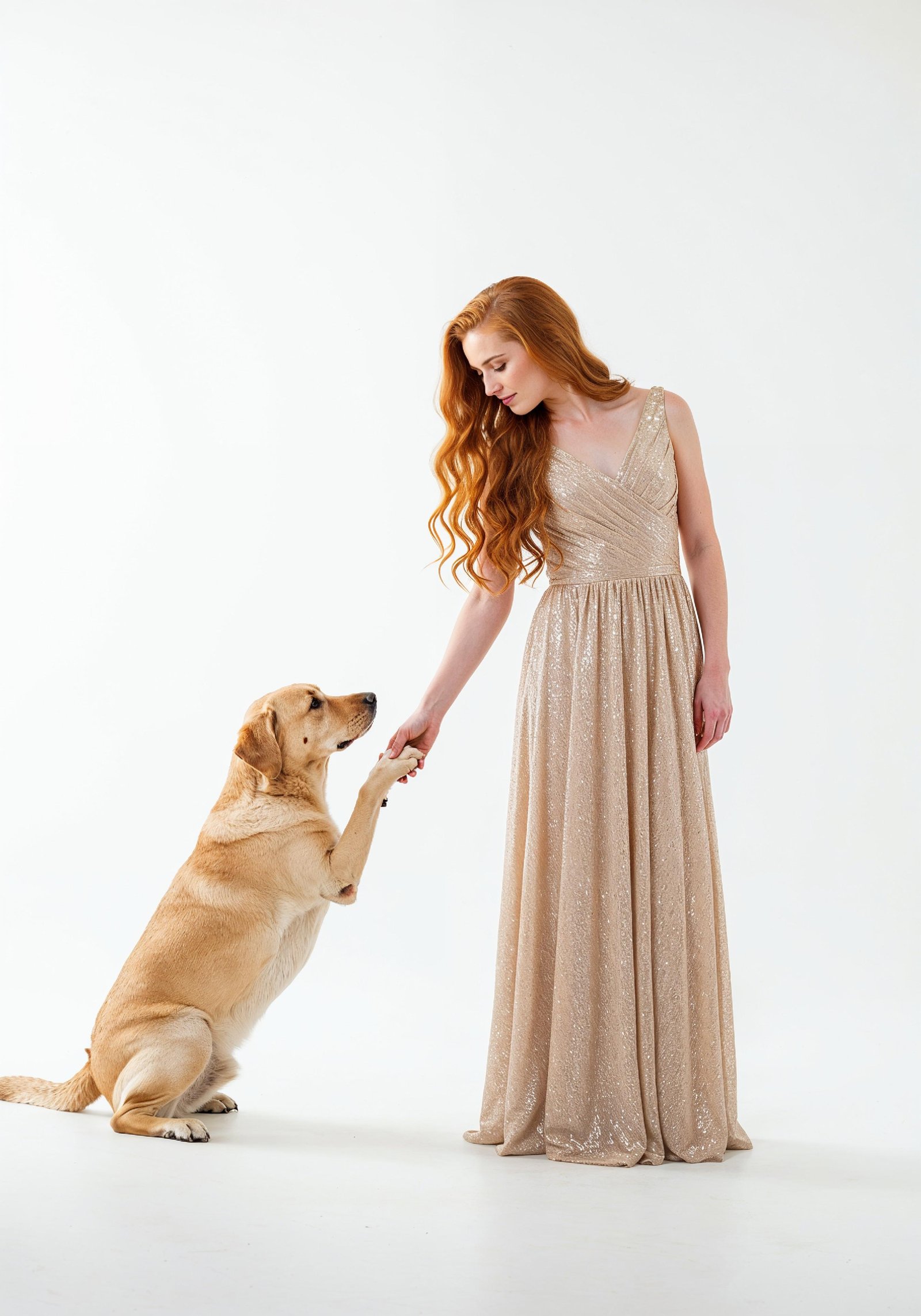 Young Woman with Pet Dog Lifestyle Portrait in Casual Fashion and Animal Companion Theme