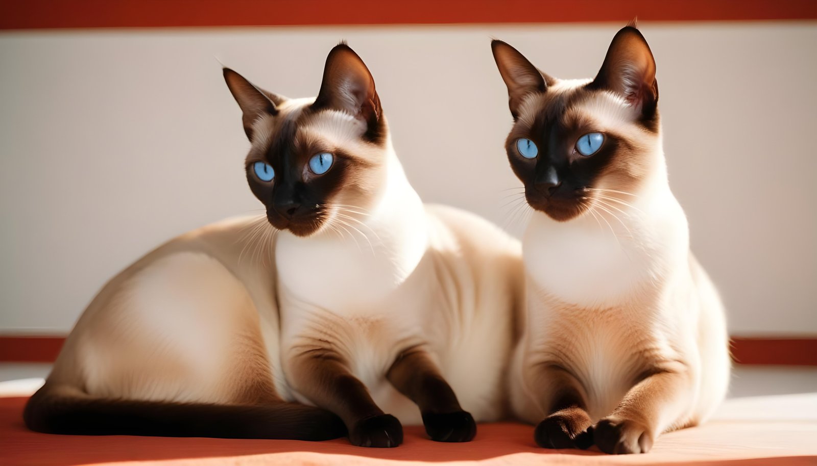 Beautiful Domestic Cat Portrait Isolated on Clean Background