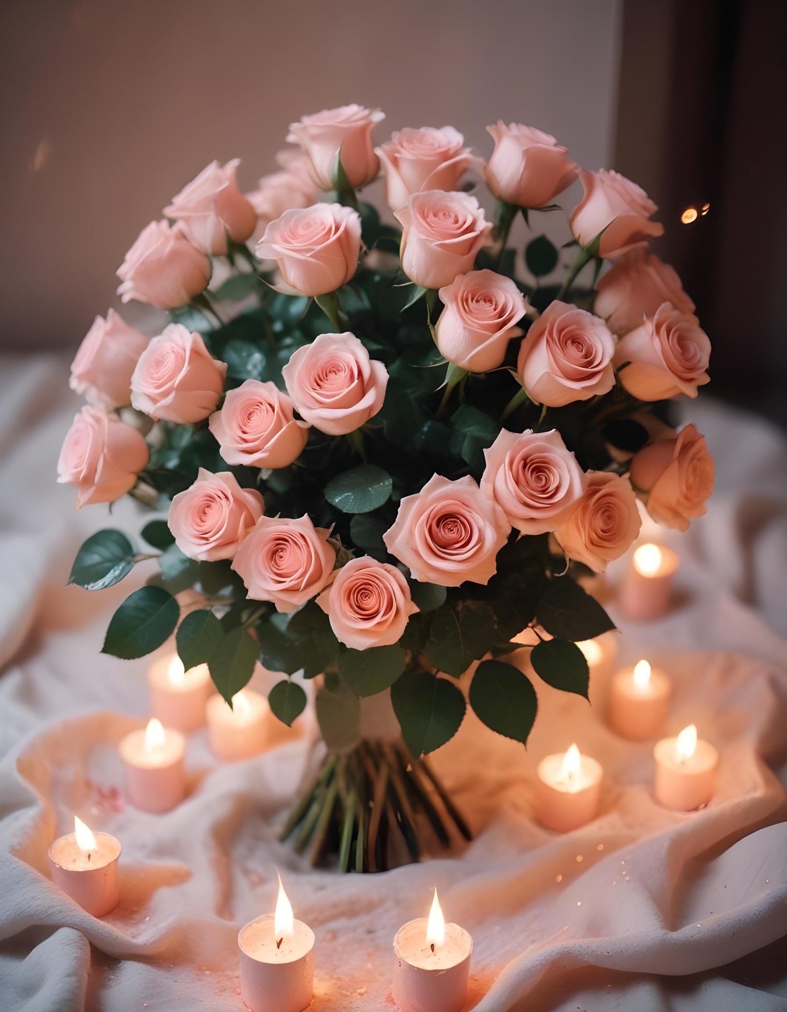 Dark Romantic Rose Flower Artwork with Dramatic Lighting and Moody Background