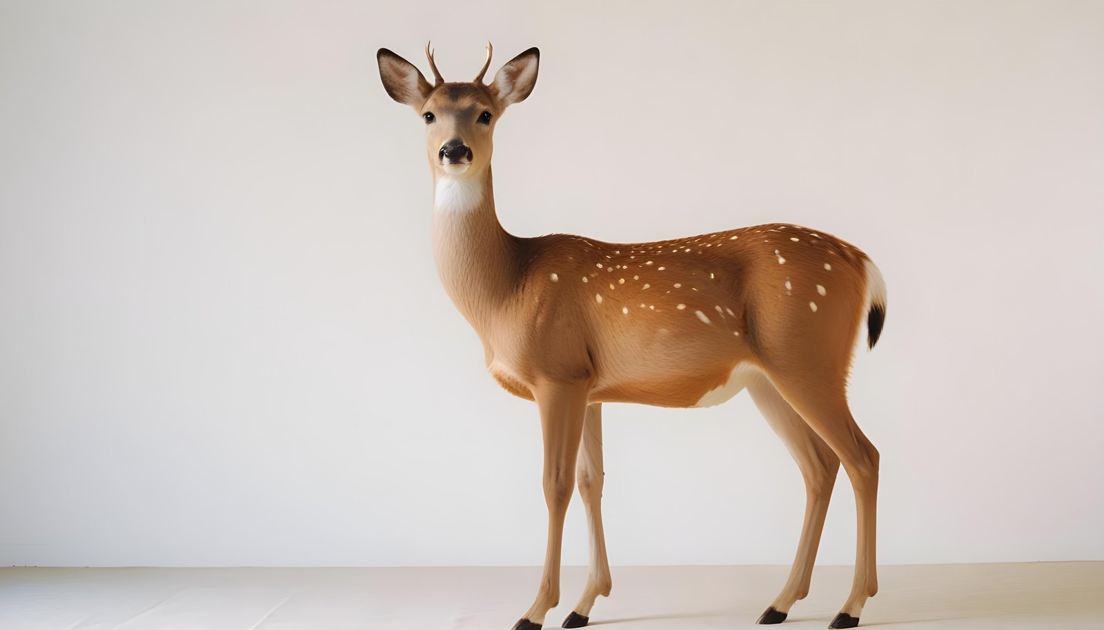 Majestic Deer Wildlife Portrait in Natural Forest Environment