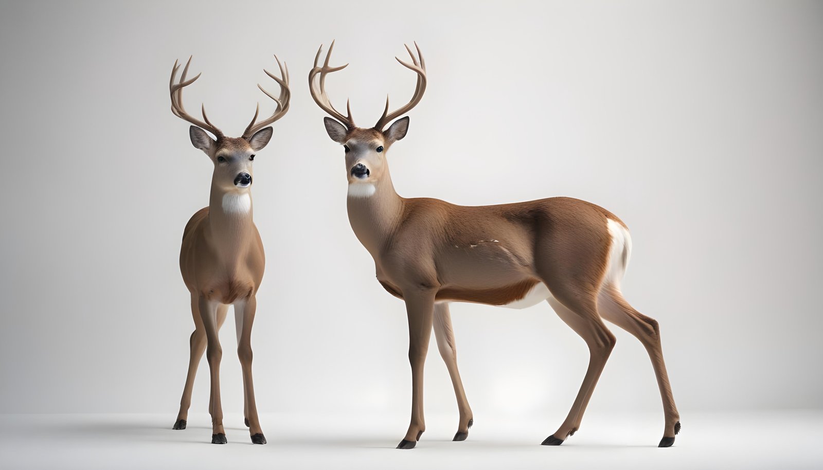Majestic Deer Wildlife Portrait in Natural Forest Environment