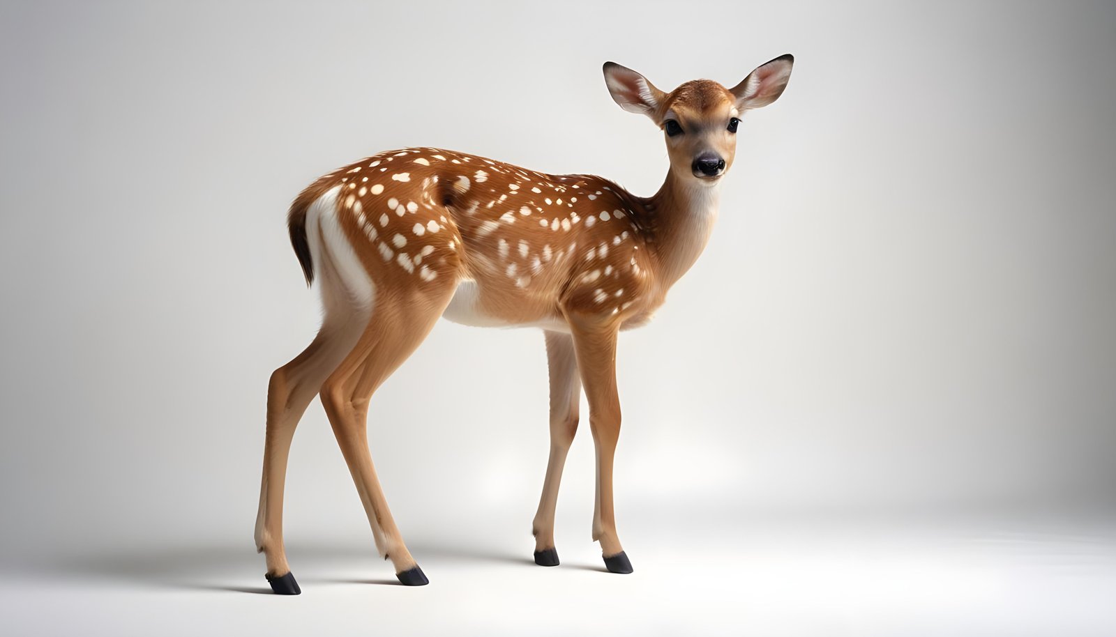 Majestic Deer Wildlife Portrait in Natural Forest Environment