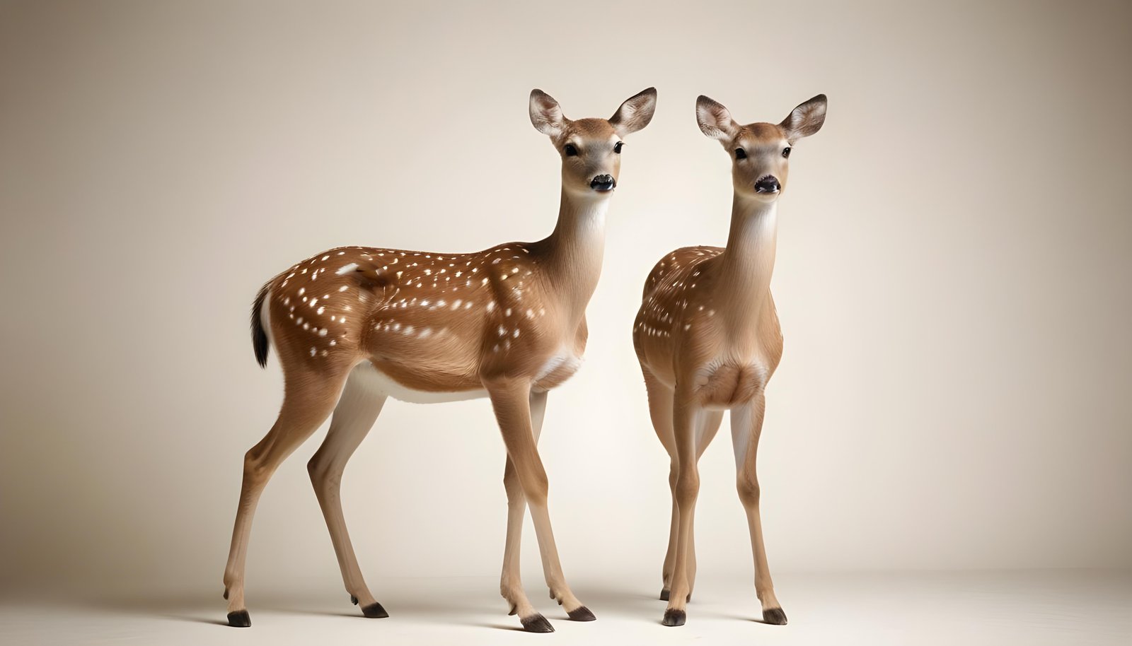 Majestic Deer Wildlife Portrait in Natural Forest Environment