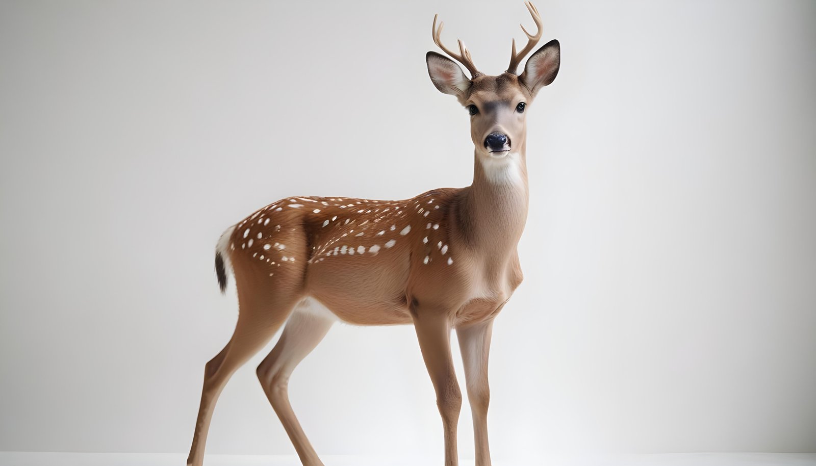 Majestic Deer Wildlife Portrait in Natural Forest Environment
