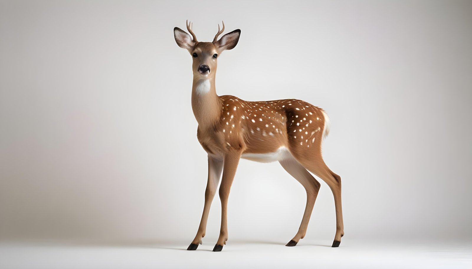 Majestic Deer Wildlife Portrait in Natural Forest Environment