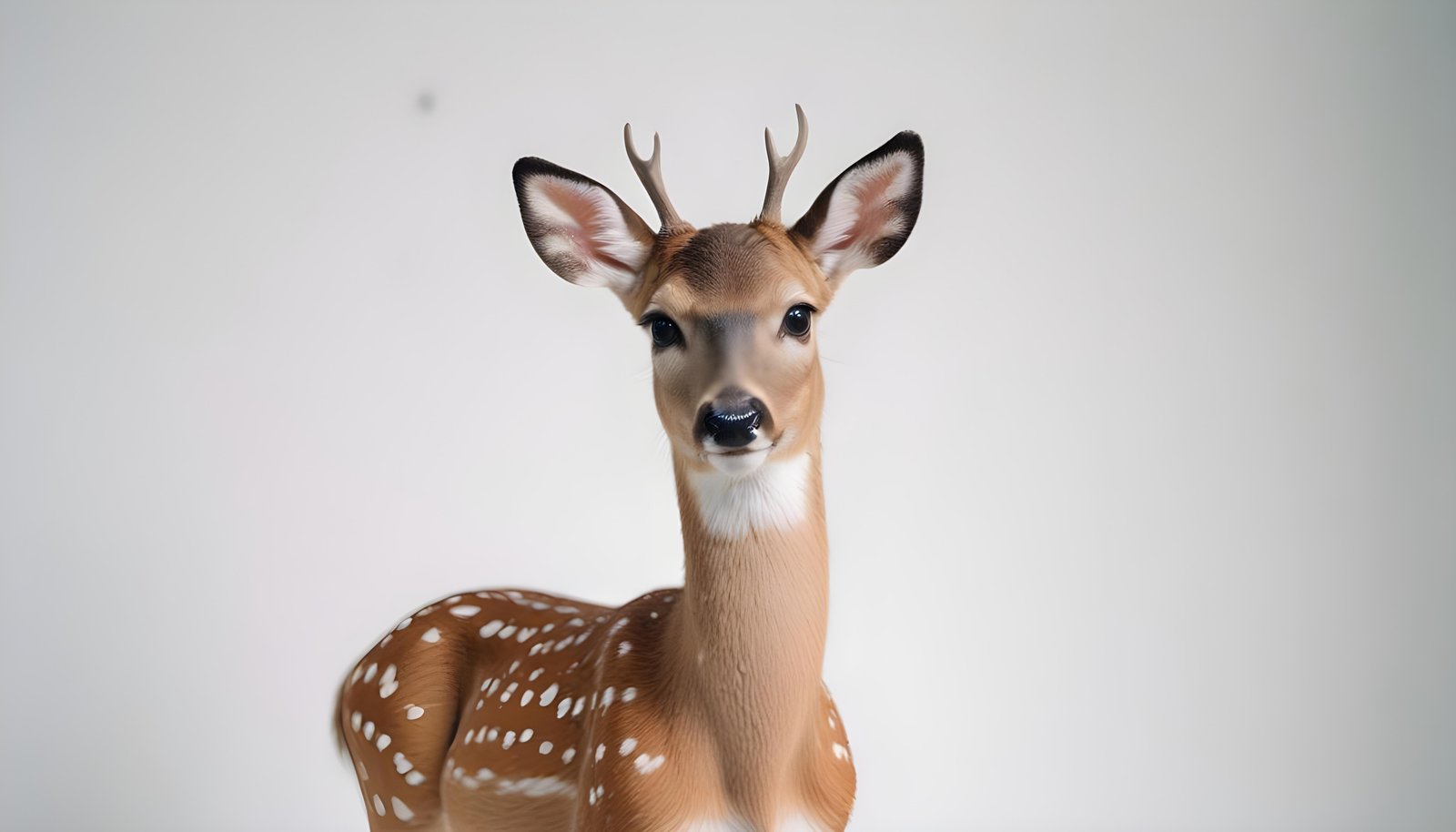 Majestic Deer Wildlife Portrait in Natural Forest Environment