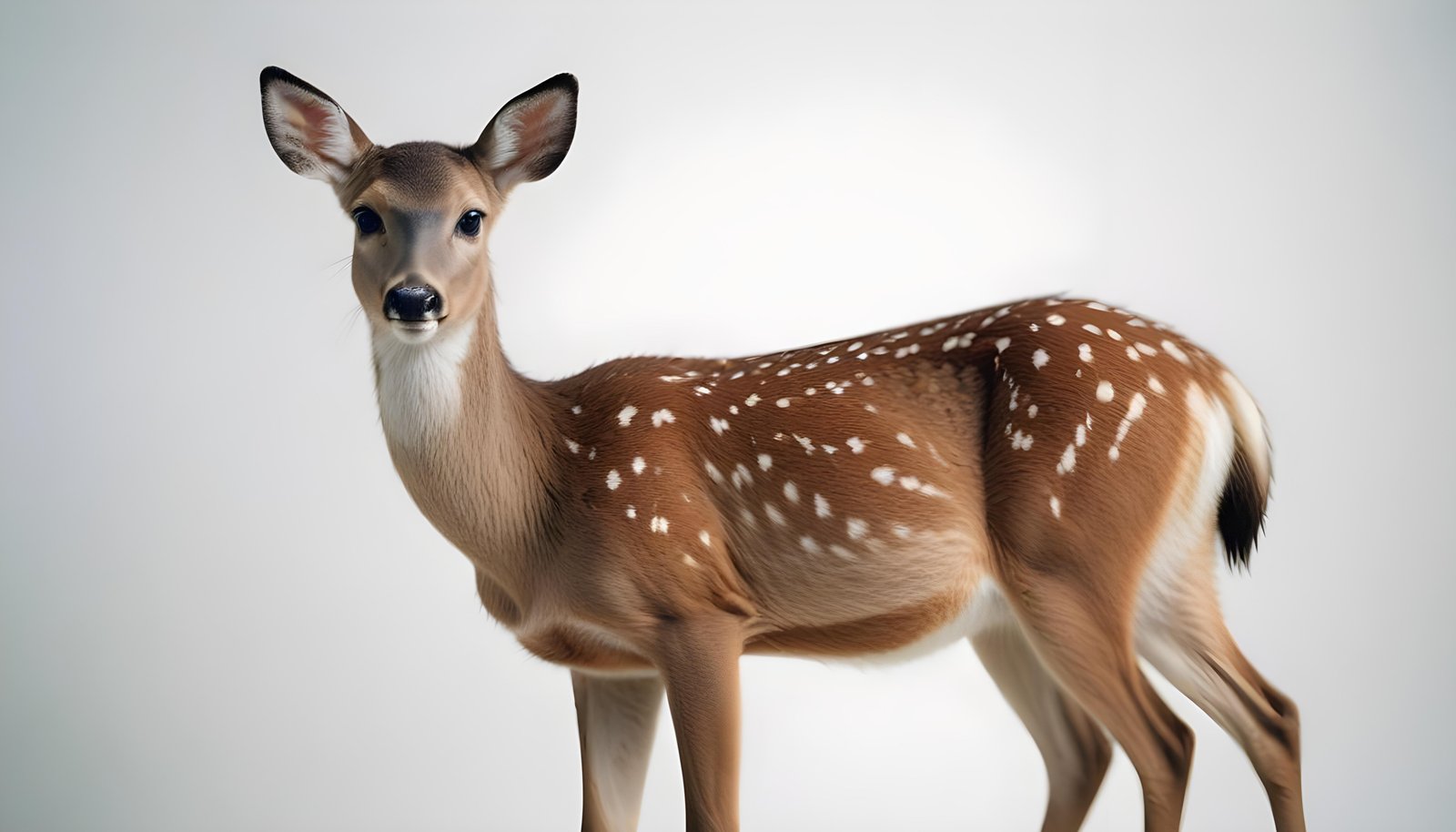 Majestic Deer Wildlife Portrait in Natural Forest Environment