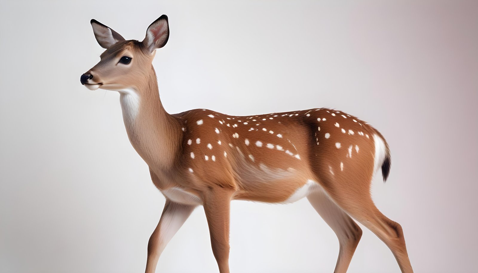Majestic Deer Wildlife Portrait in Natural Forest Environment