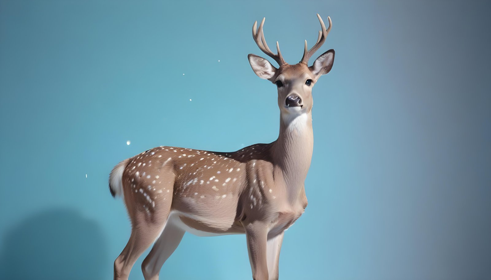 Majestic Deer Wildlife Portrait in Natural Forest Environment