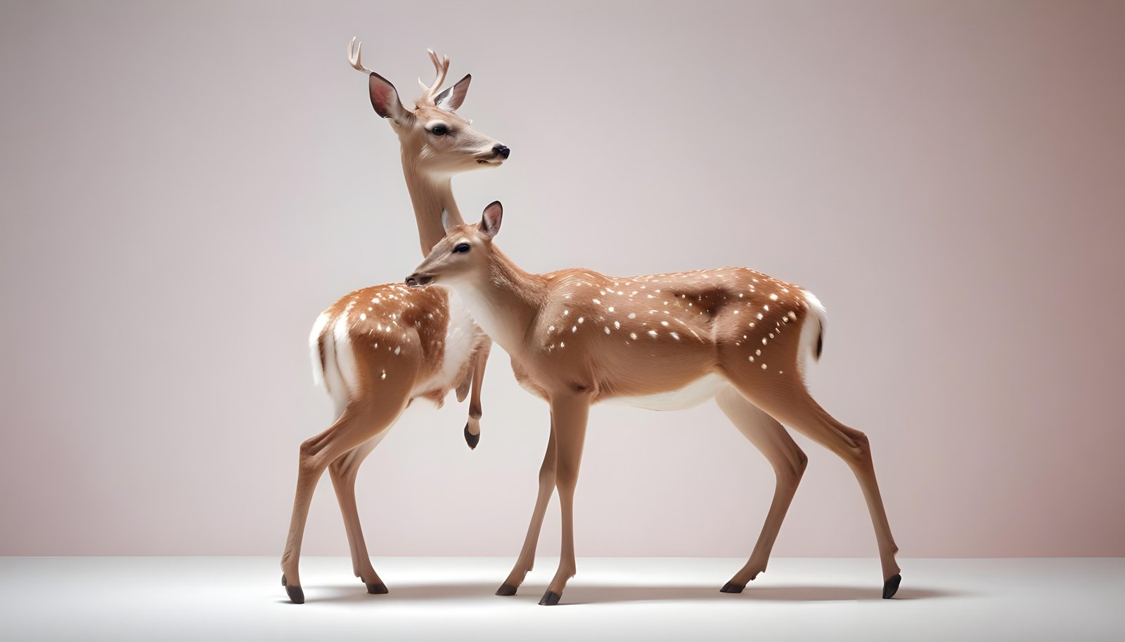 Majestic Deer Wildlife Portrait in Natural Forest Environment