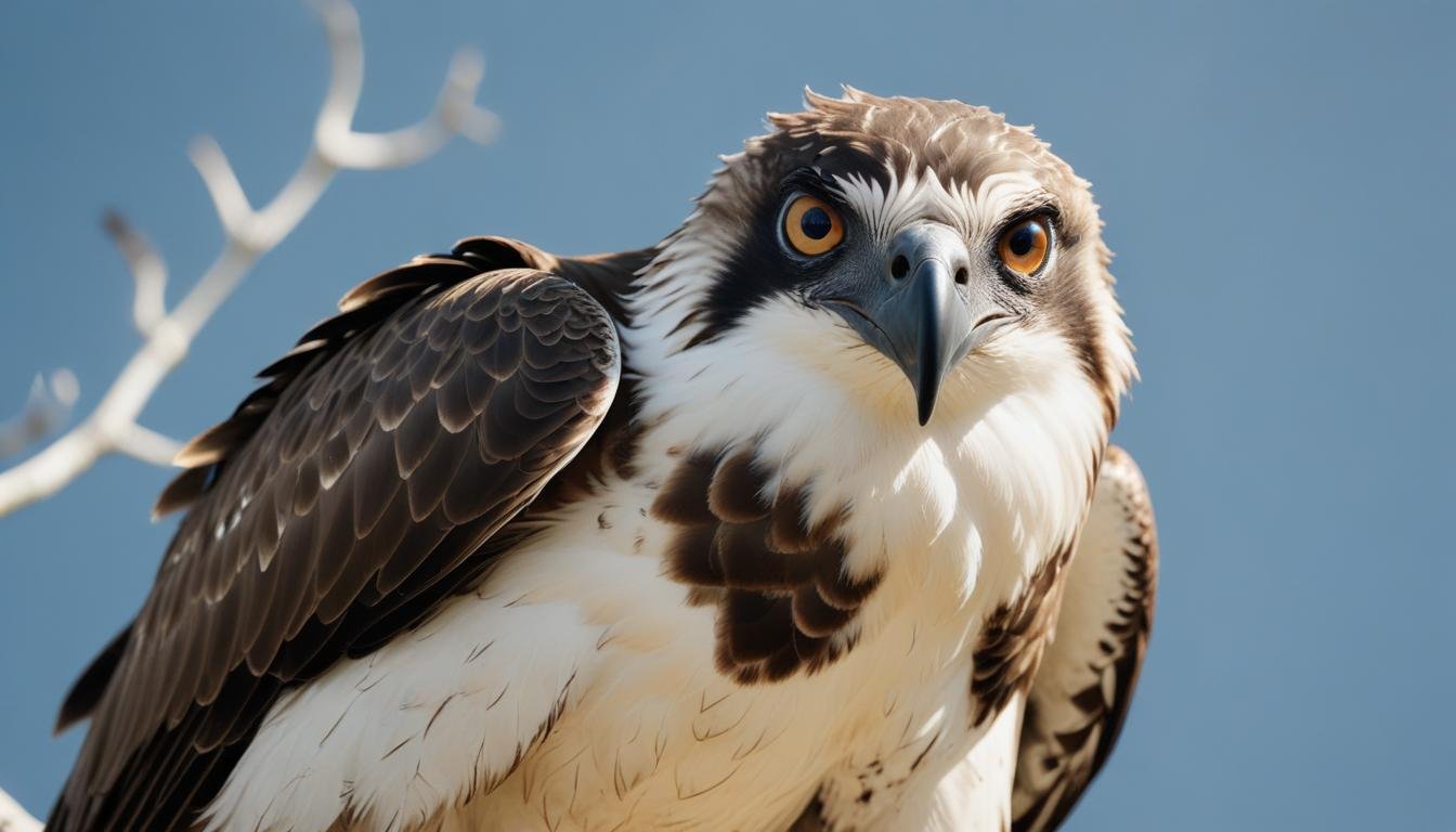 Majestic Eagle Bird of Prey Wildlife Portrait Isolated on Natural Background