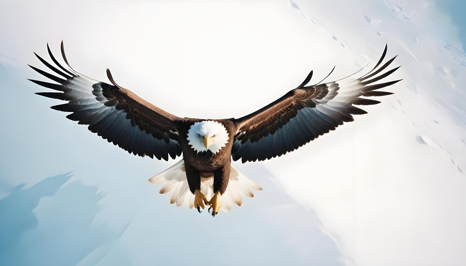 Majestic Eagle Bird of Prey Wildlife Portrait Isolated on Natural Background