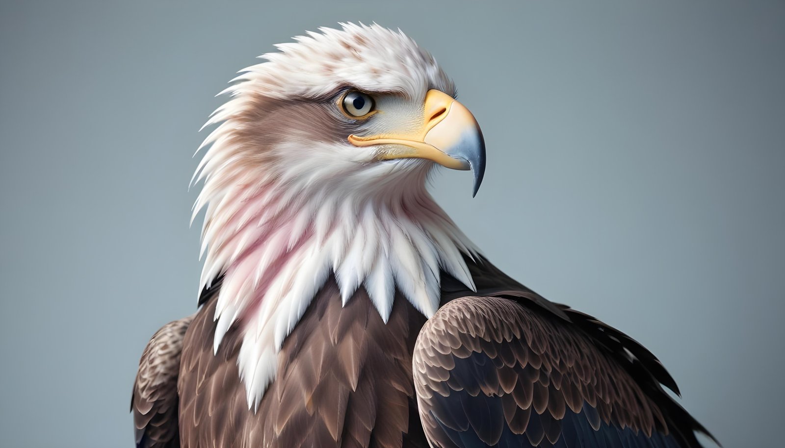 Majestic Eagle Bird of Prey Wildlife Portrait Isolated on Natural Background