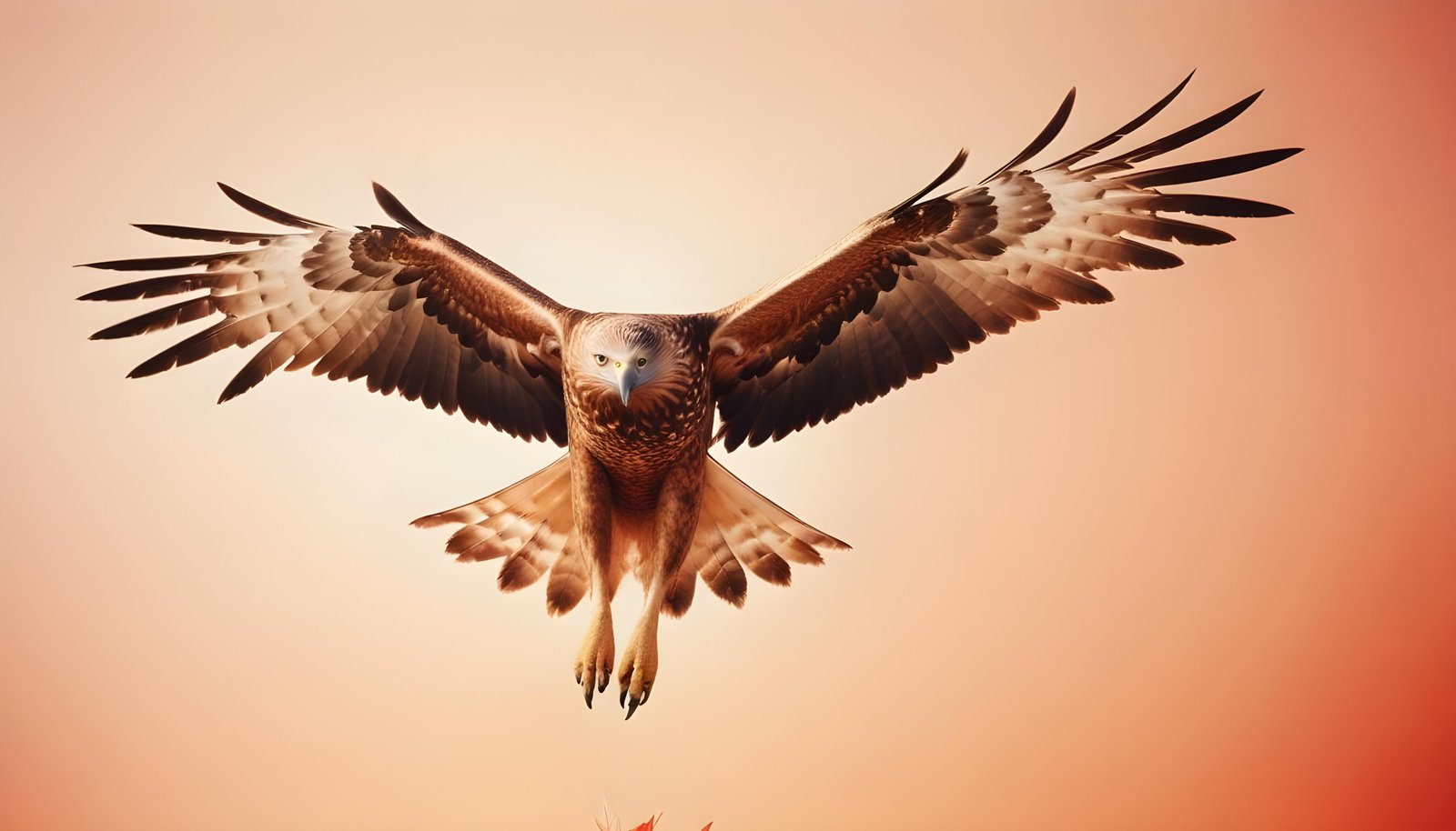 Majestic Eagle Bird of Prey Wildlife Portrait Isolated on Natural Background
