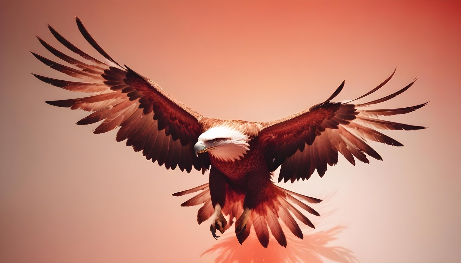Majestic Eagle Bird of Prey Wildlife Portrait Isolated on Natural Background
