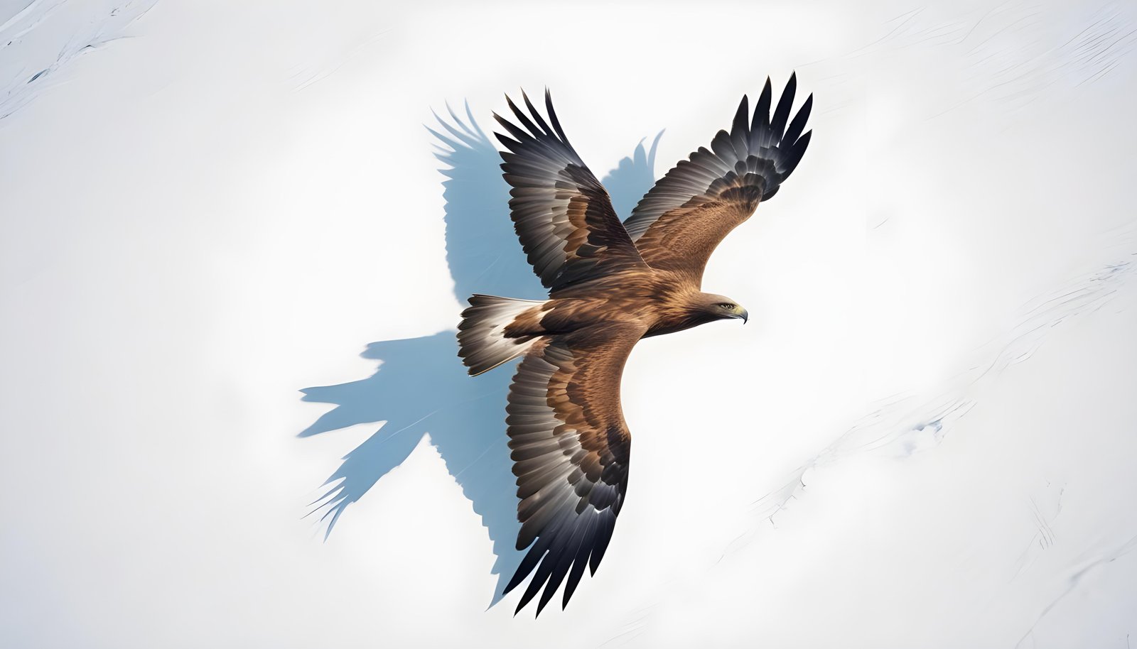 Majestic Eagle Bird of Prey Wildlife Portrait Isolated on Natural Background
