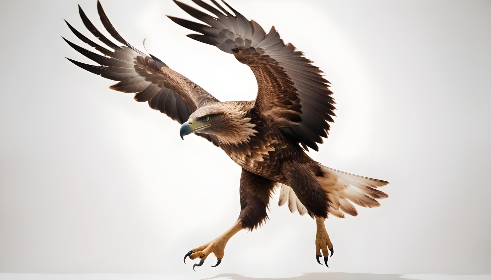 Majestic Eagle Bird of Prey Wildlife Portrait Isolated on Natural Background