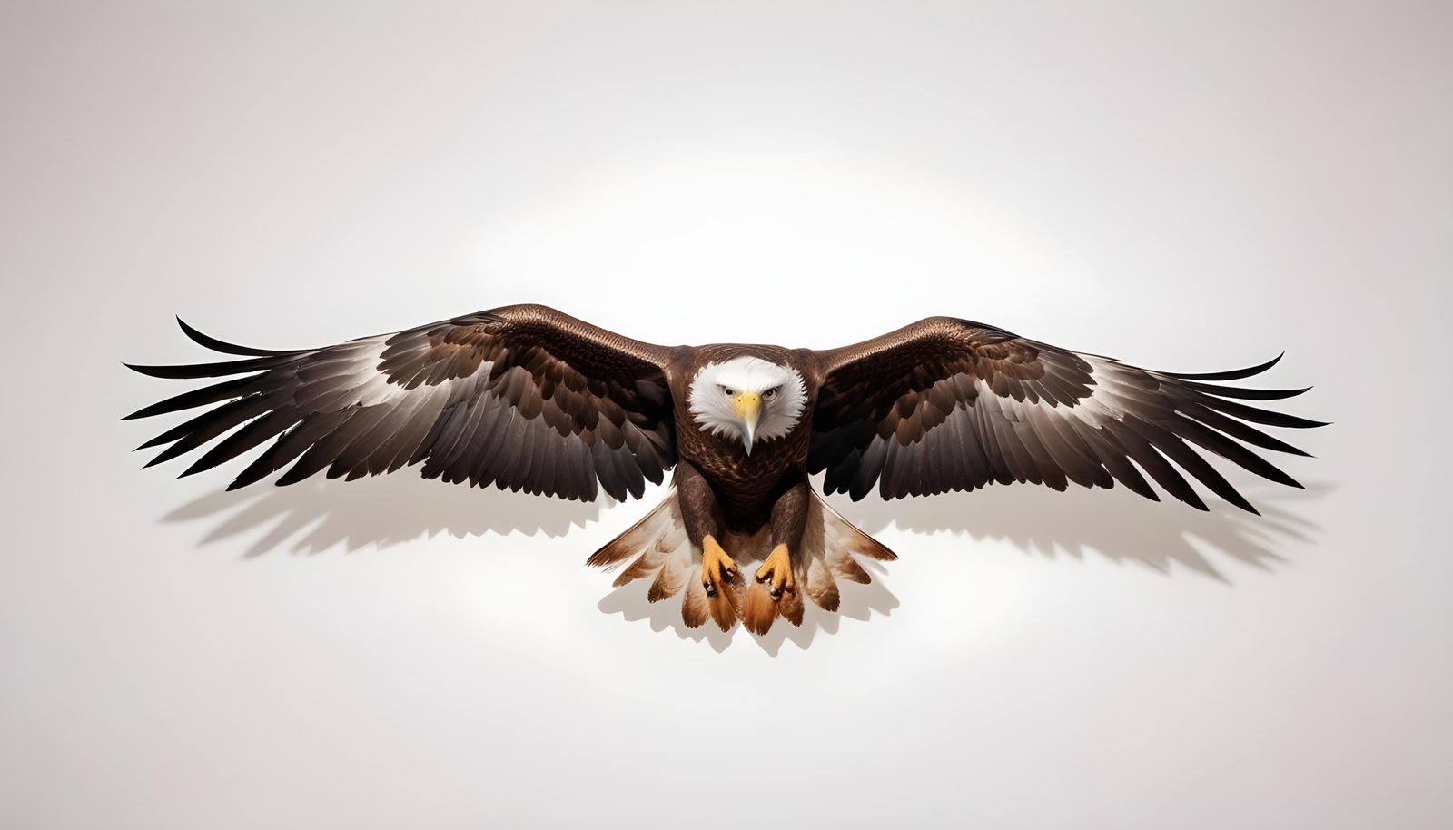 Majestic Eagle Bird of Prey Wildlife Portrait Isolated on Natural Background