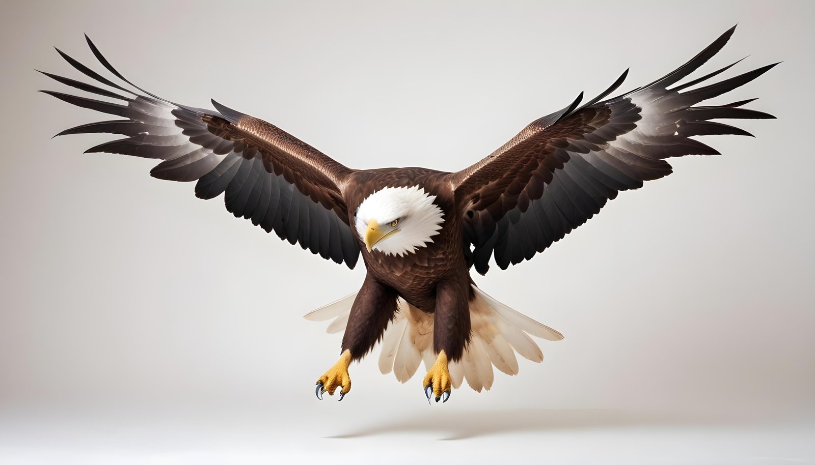 Majestic Eagle Bird of Prey Wildlife Portrait Isolated on Natural Background
