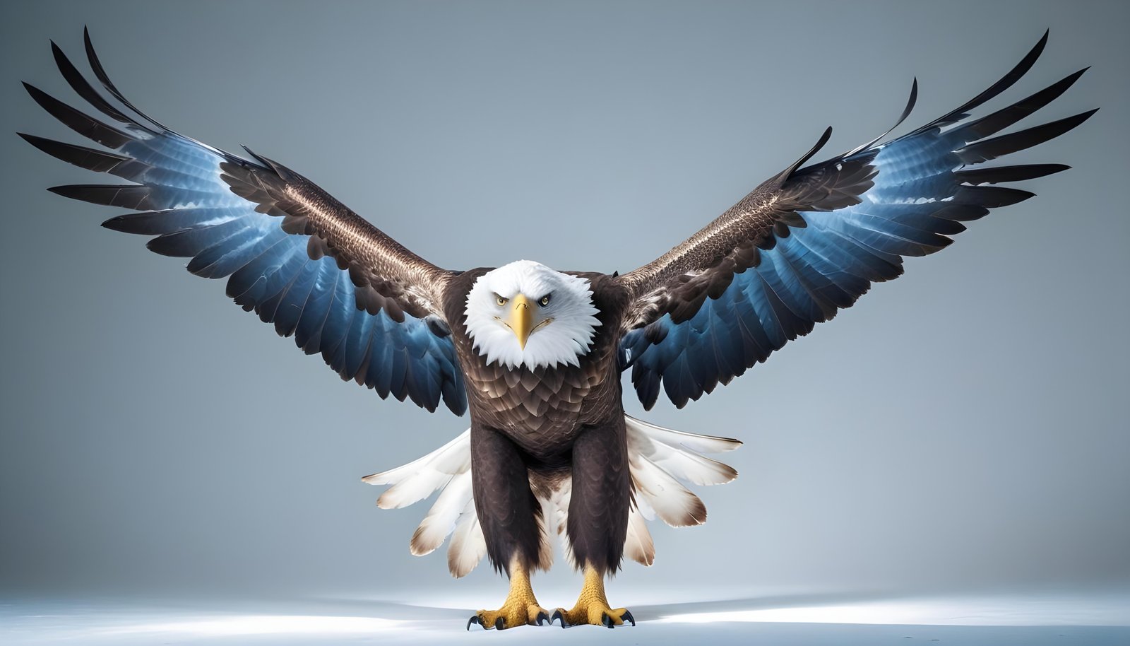 Majestic Eagle Bird of Prey Wildlife Portrait Isolated on Natural Background