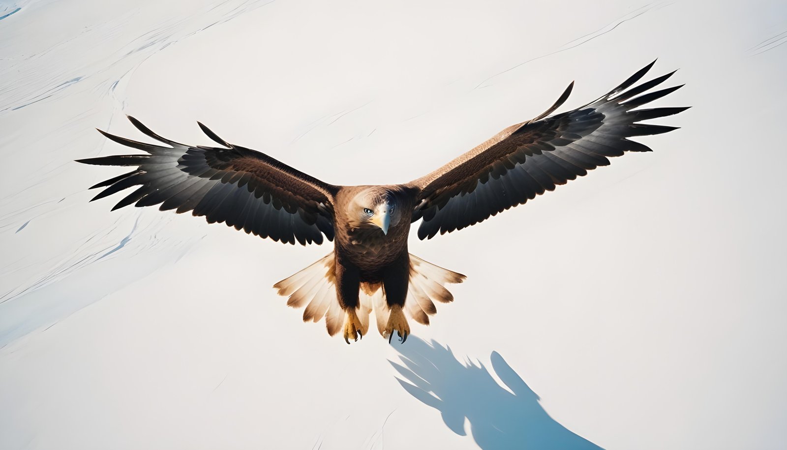 Majestic Eagle Bird of Prey Wildlife Portrait Isolated on Natural Background