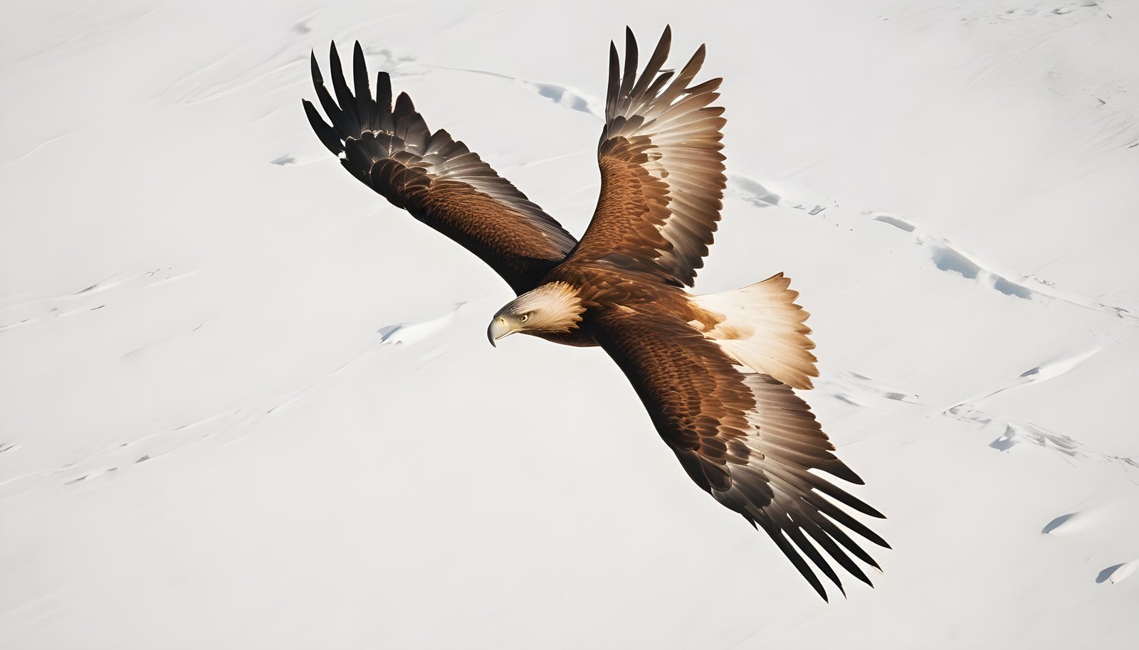 Majestic Eagle Bird of Prey Wildlife Portrait Isolated on Natural Background