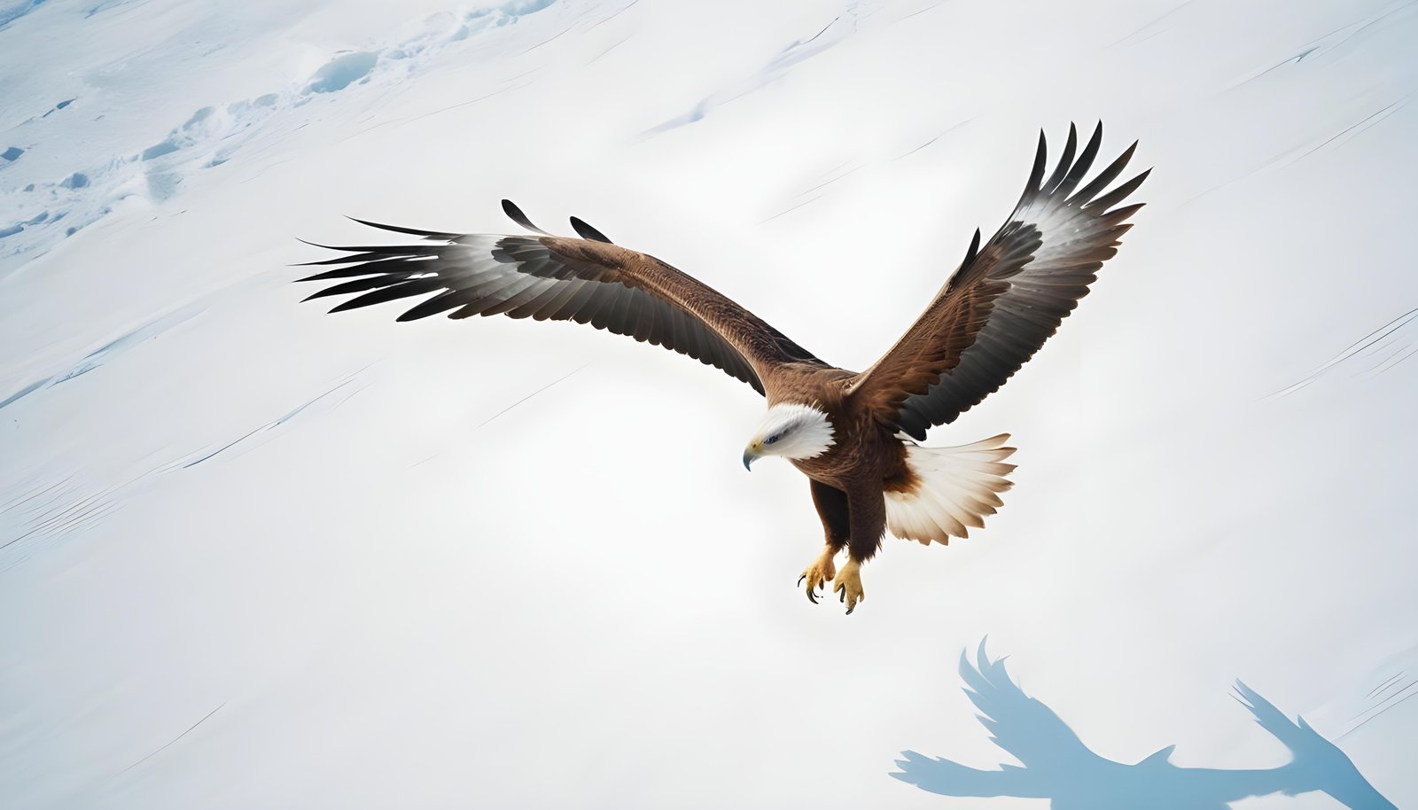 Majestic Eagle Bird of Prey Wildlife Portrait Isolated on Natural Background