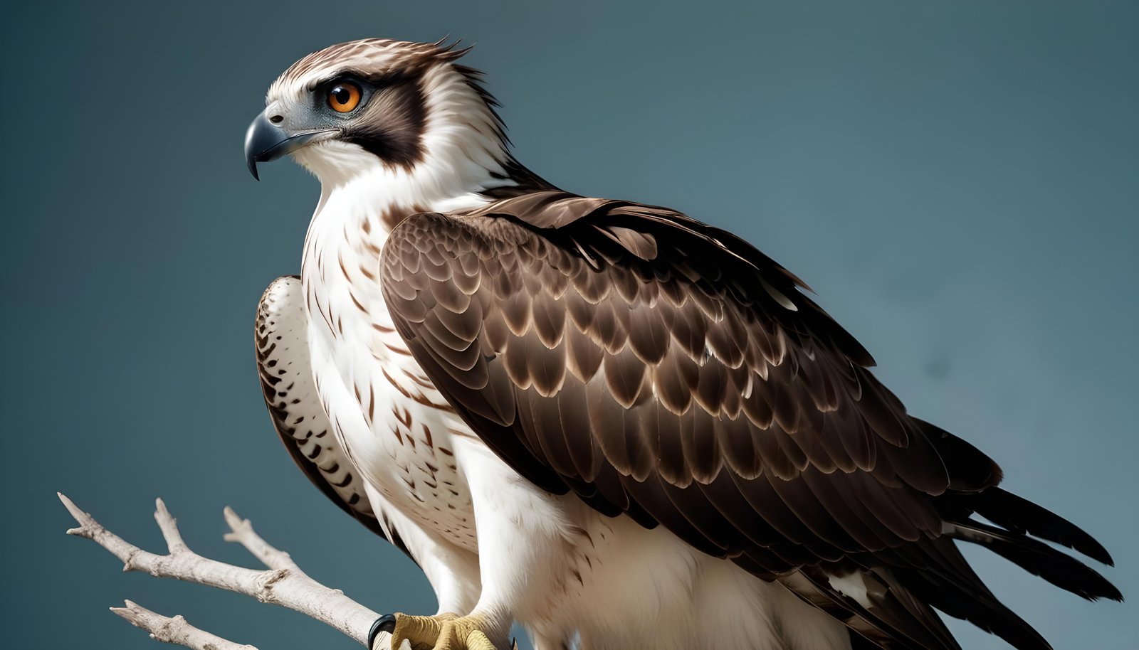 Majestic Eagle Bird of Prey Wildlife Portrait Isolated on Natural Background