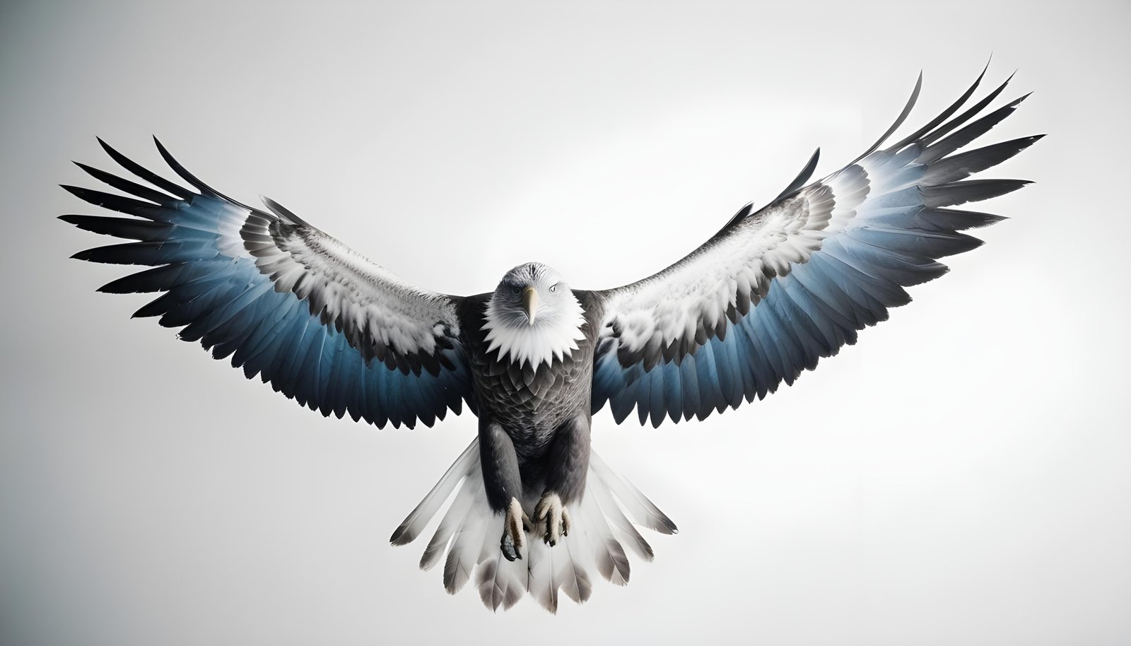 Majestic Eagle Bird of Prey Wildlife Portrait Isolated on Natural Background