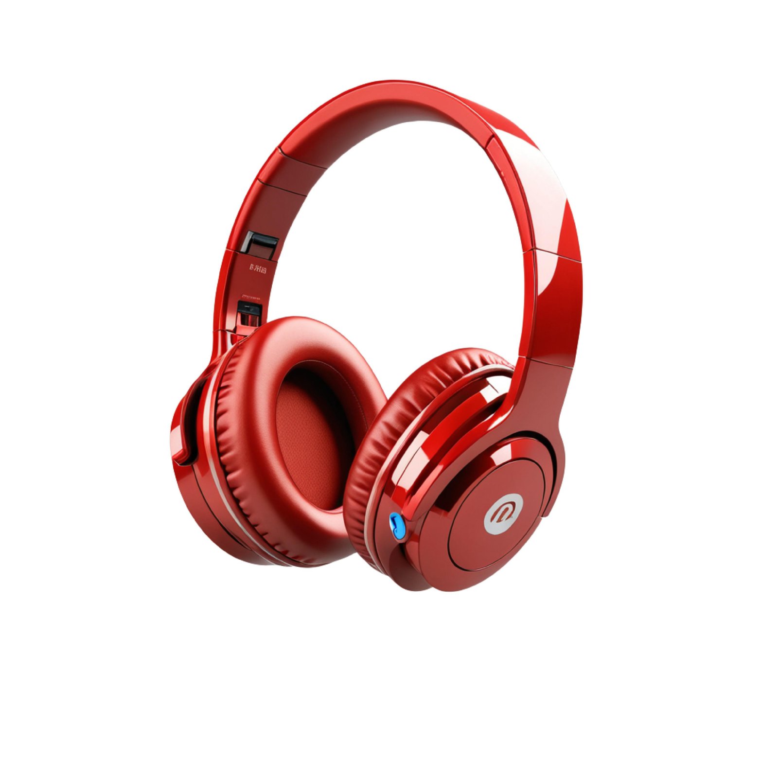 Modern Over Ear Headphones Isolated on White Background