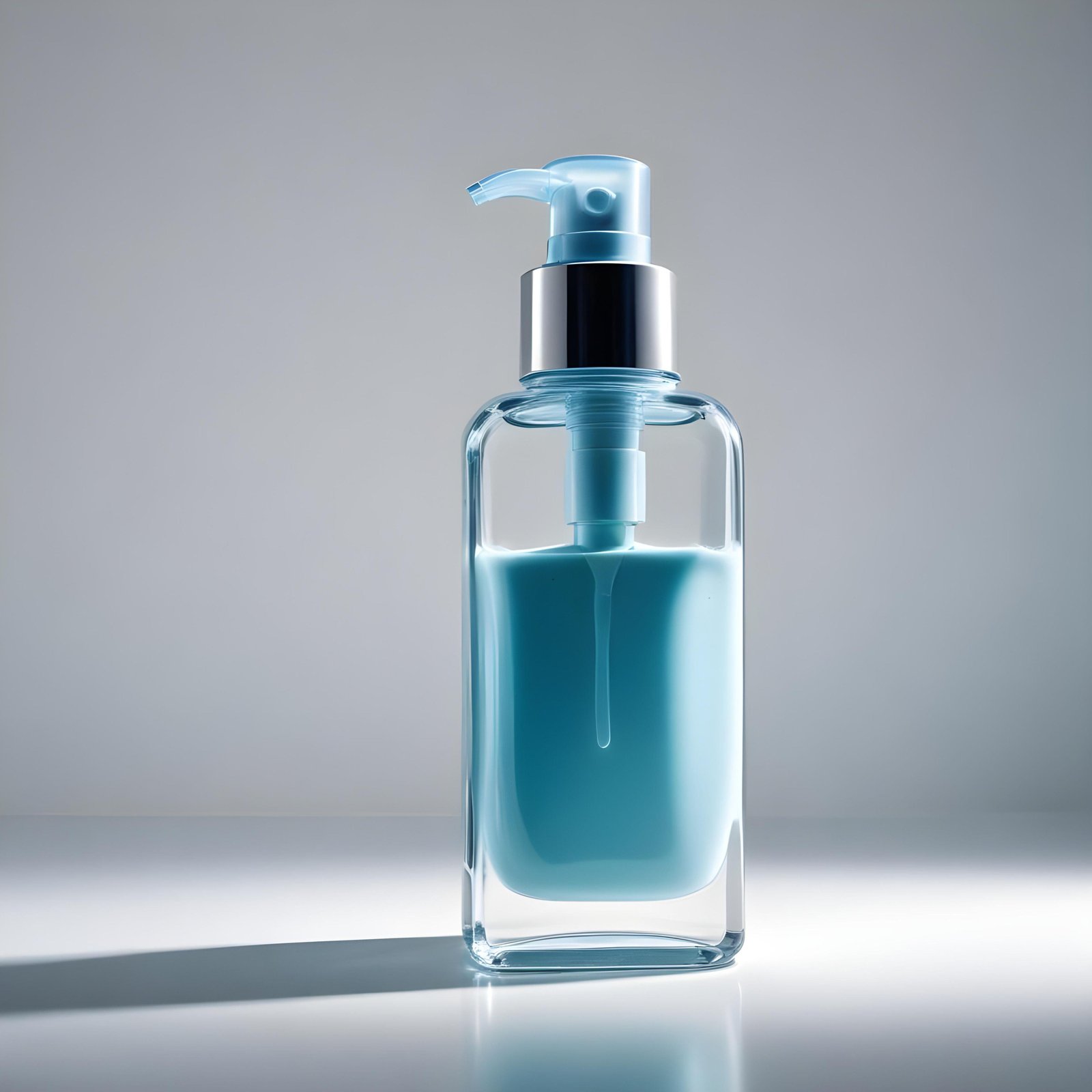 Premium Cosmetic Skincare Serum Bottle Mockup Isolated on Clean Background