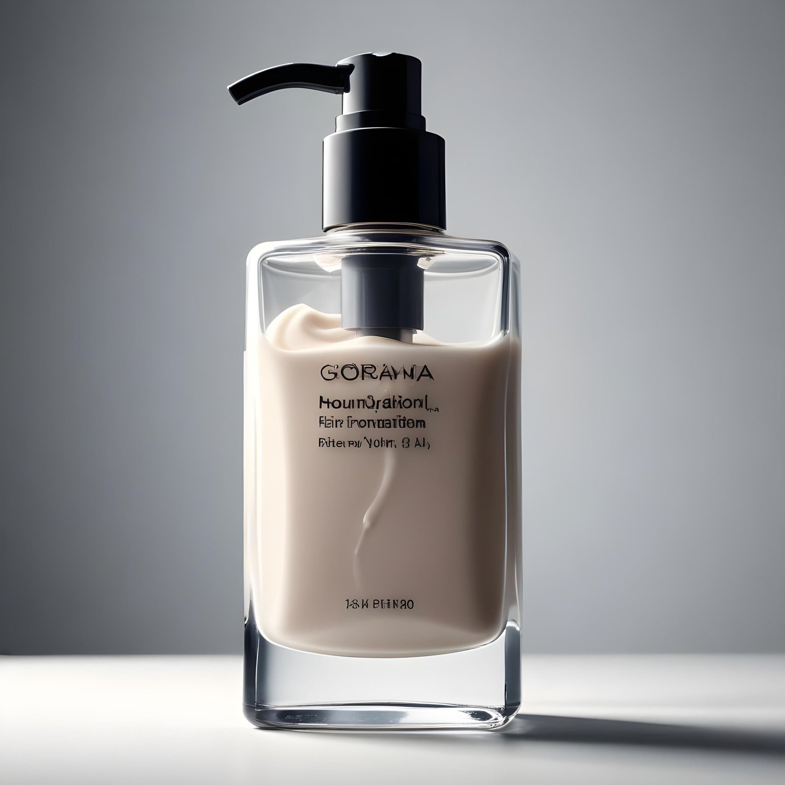 Premium Cosmetic Skincare Serum Bottle Mockup Isolated on Clean Background