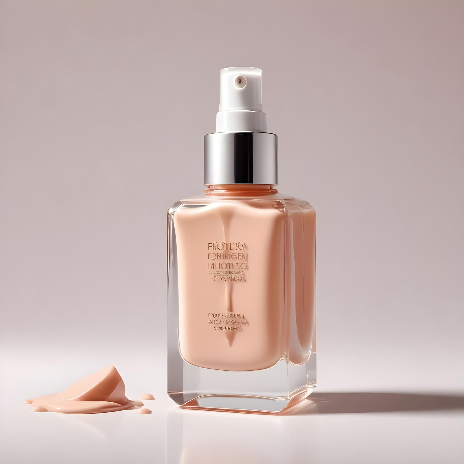 Premium Cosmetic Skincare Serum Bottle Mockup Isolated on Clean Background