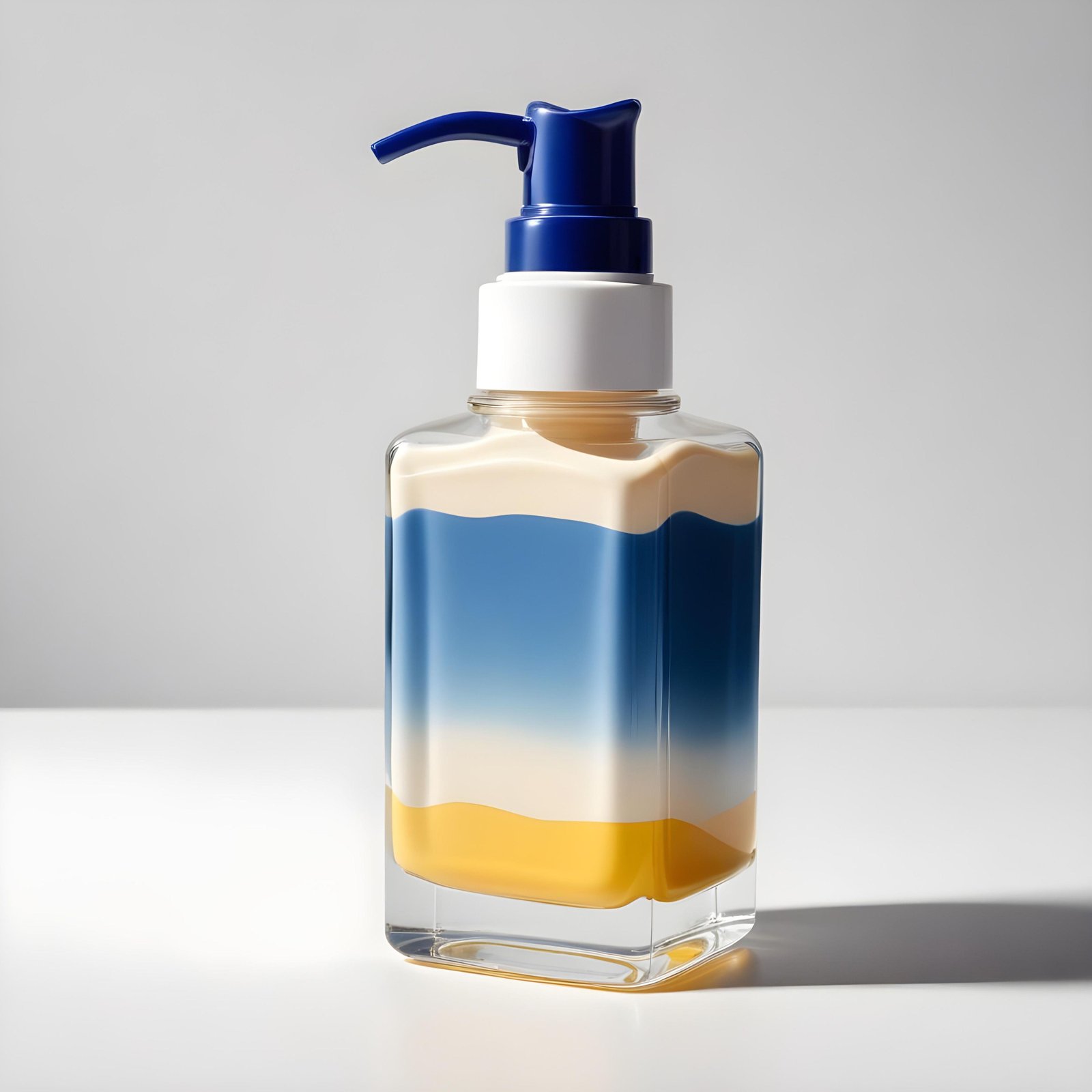 Premium Cosmetic Skincare Serum Bottle Mockup Isolated on Clean Background