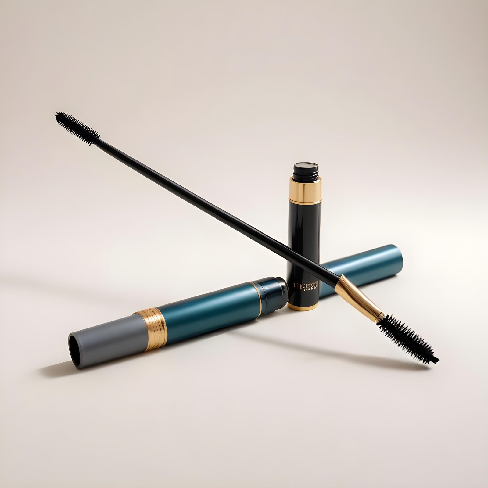 Premium Mascara Cosmetic Product Mockup with Professional Beauty Packaging