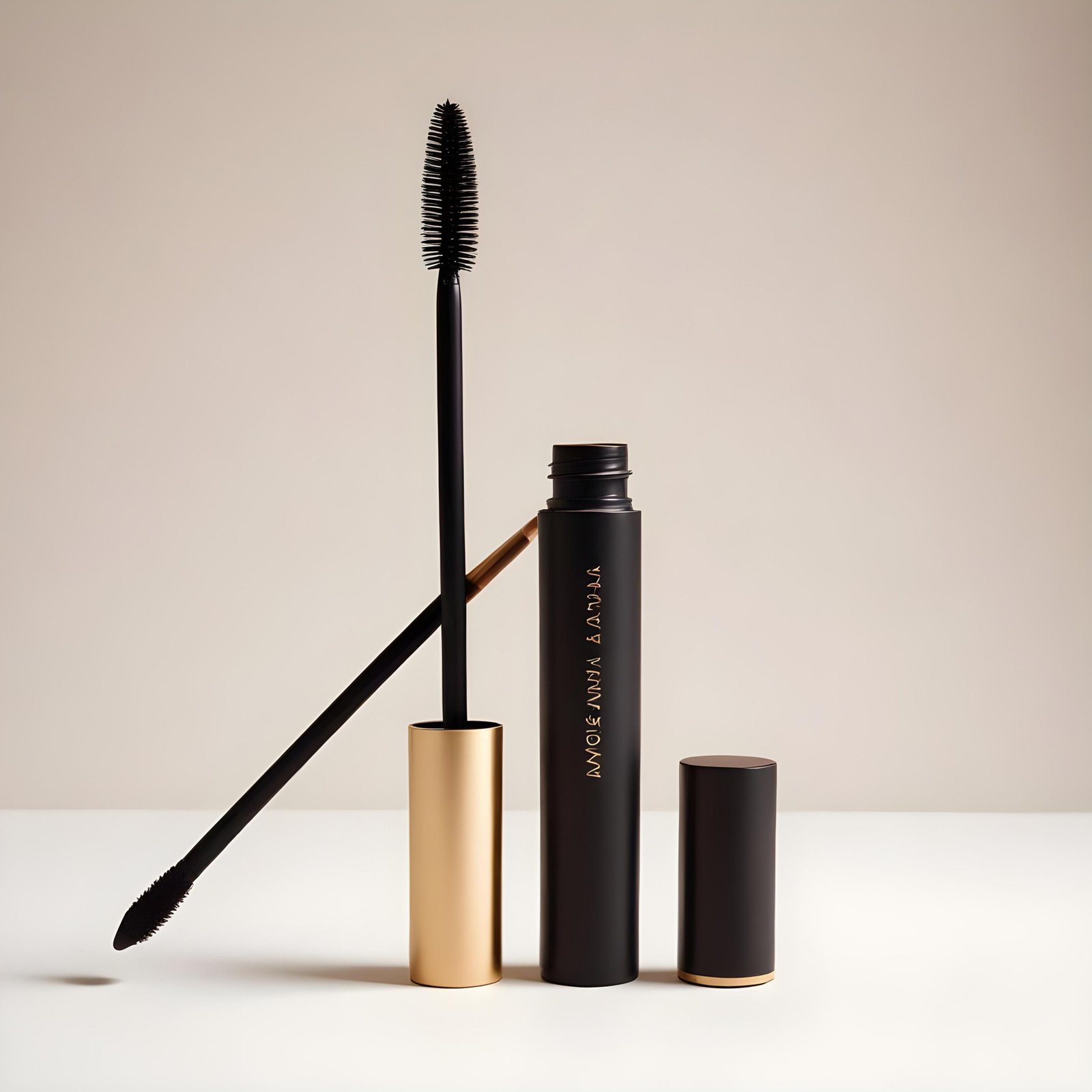 Premium Mascara Cosmetic Product Mockup with Professional Beauty Packaging